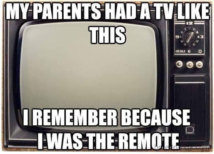 old tv remote meme