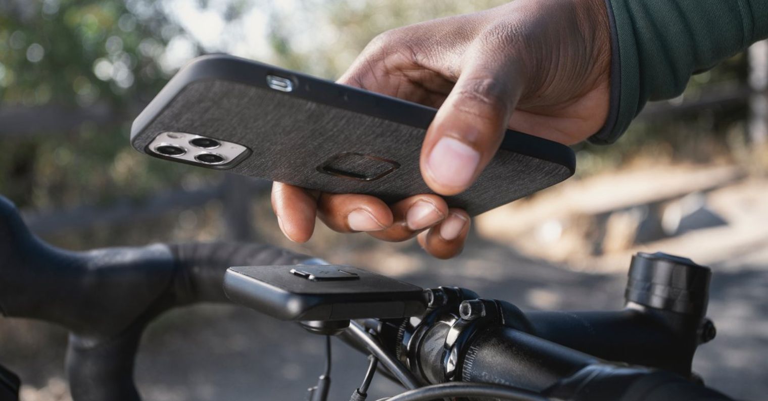 phone mounting on bike