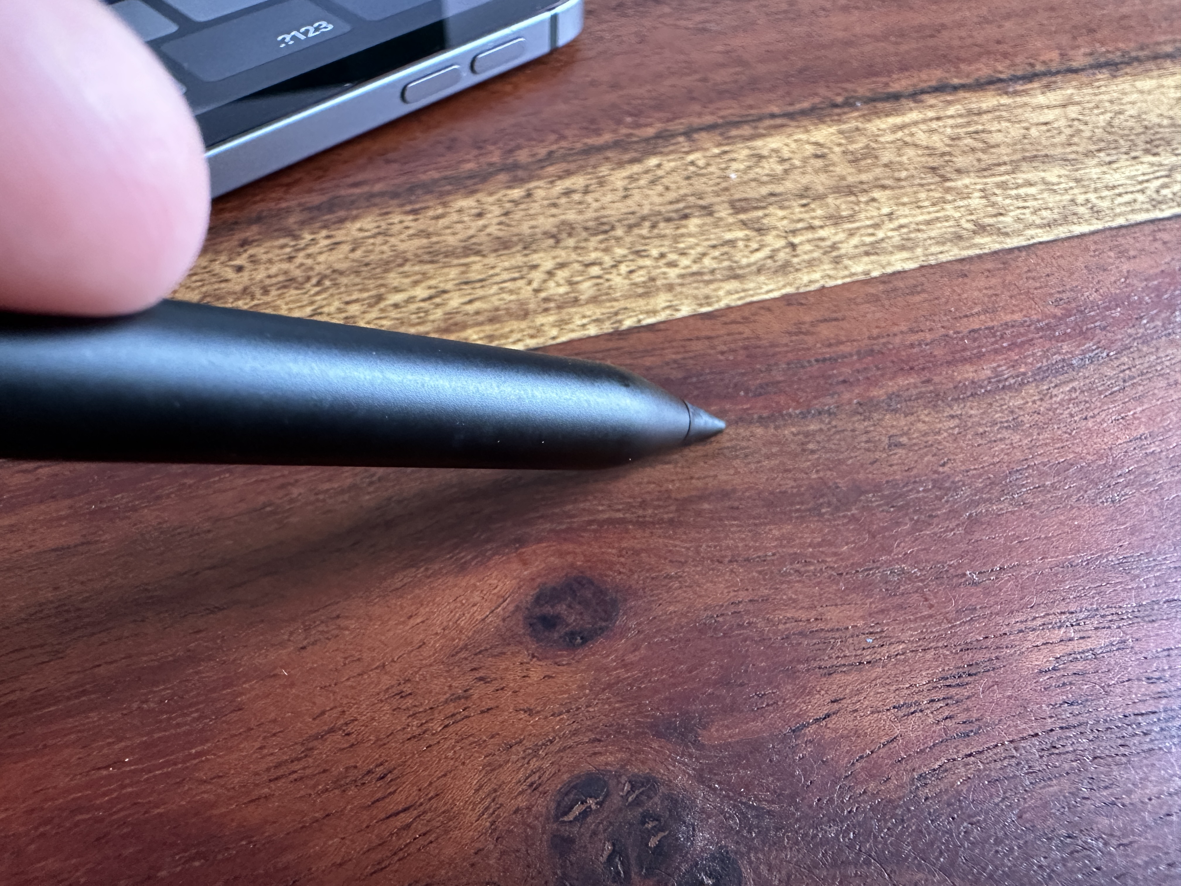 stylus tip closeup
