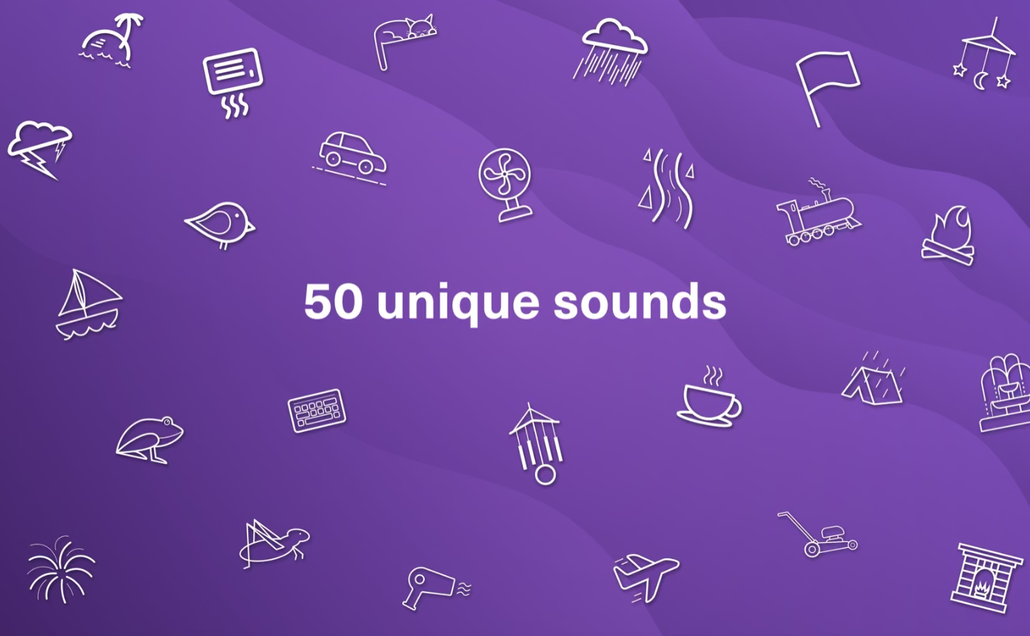 white noise app sounds