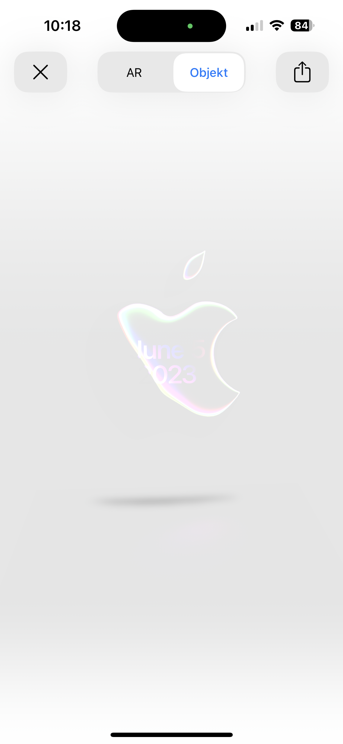 apple logo june 2023