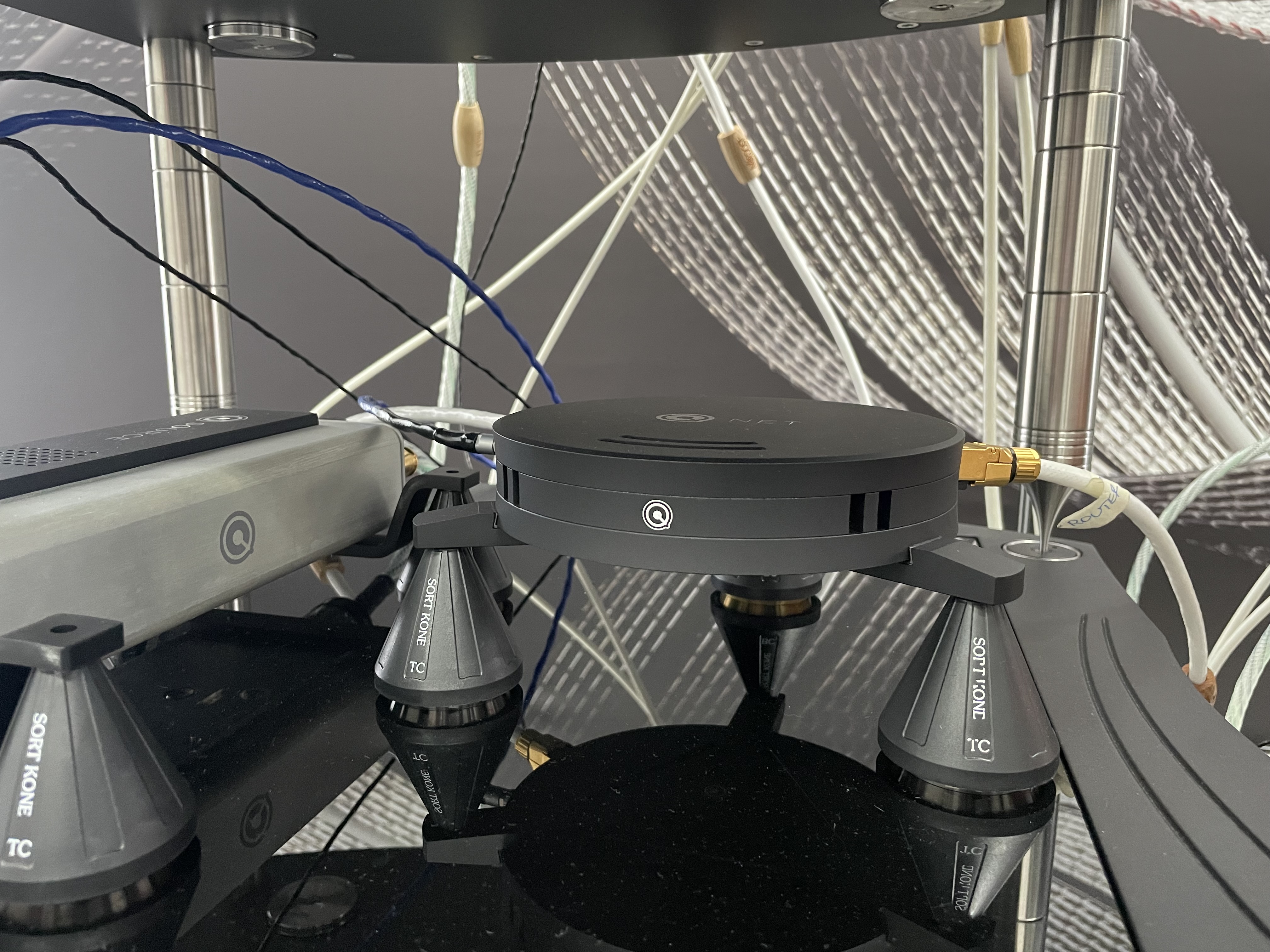 audio equipment closeup