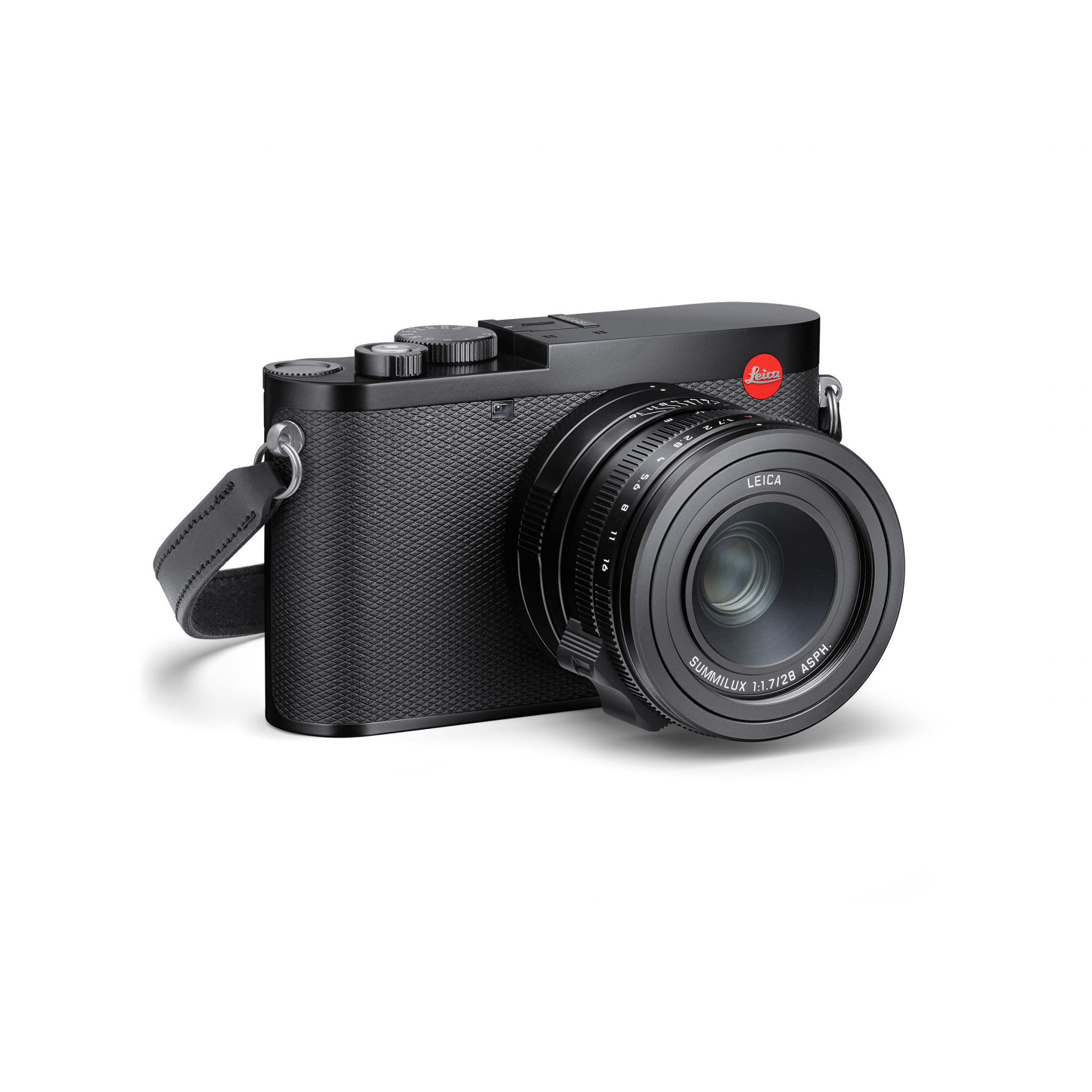 black camera front strap