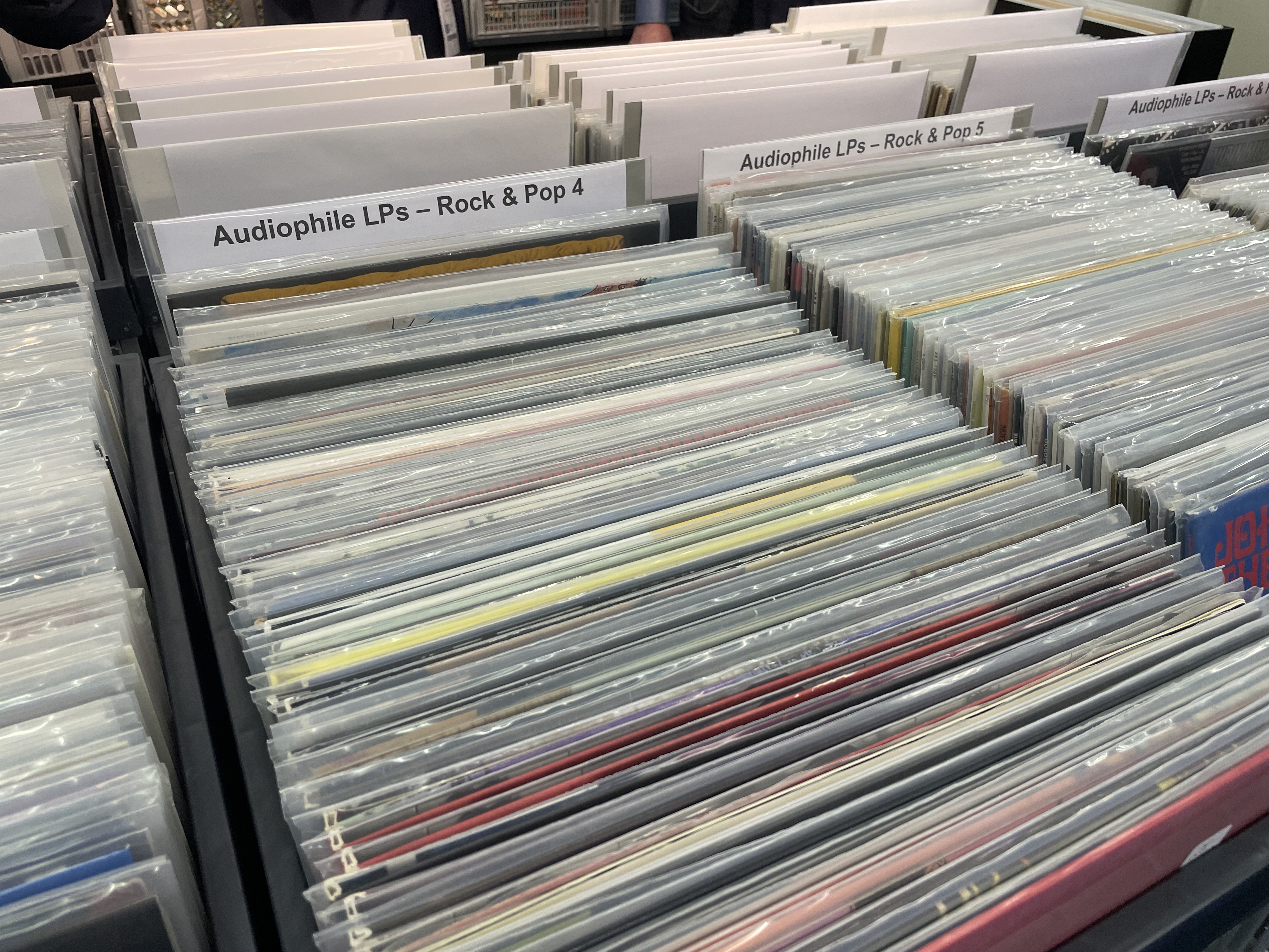 collection of audiophile lps