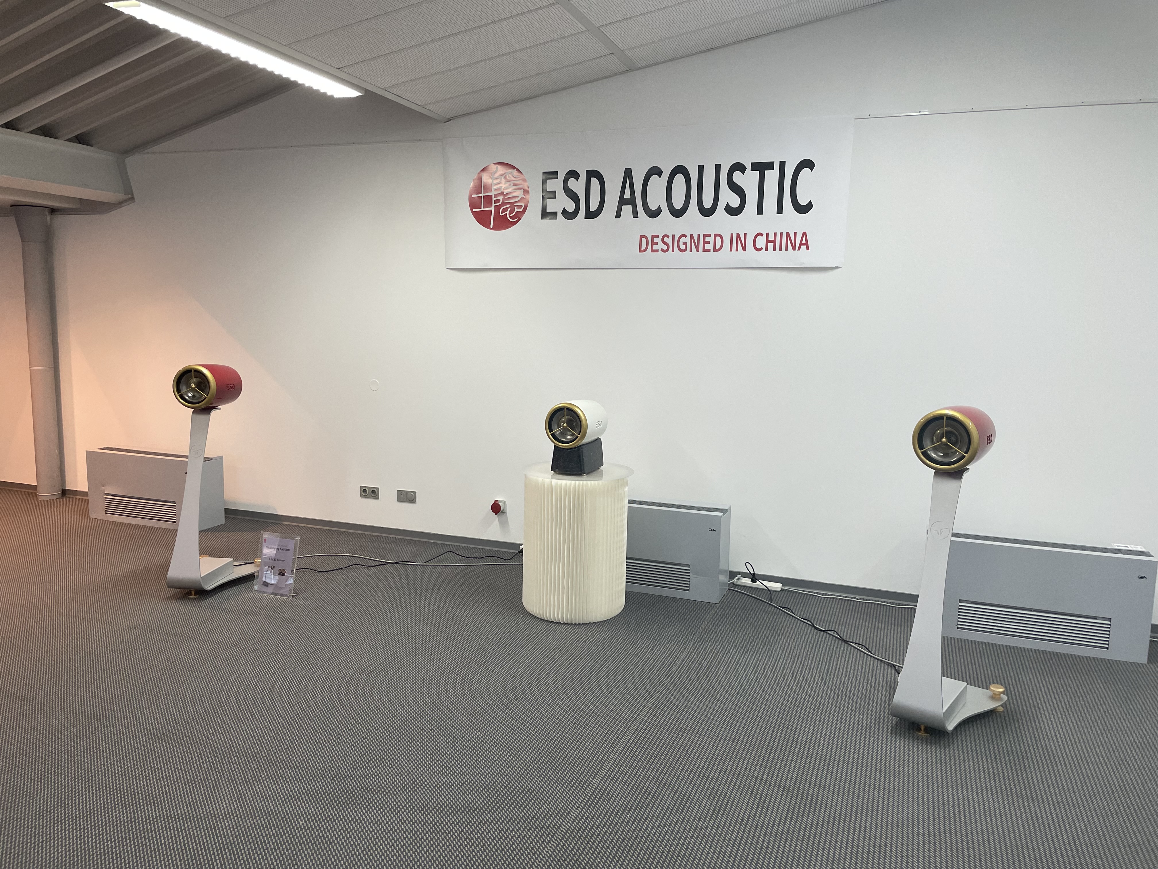 esd acoustic speaker display