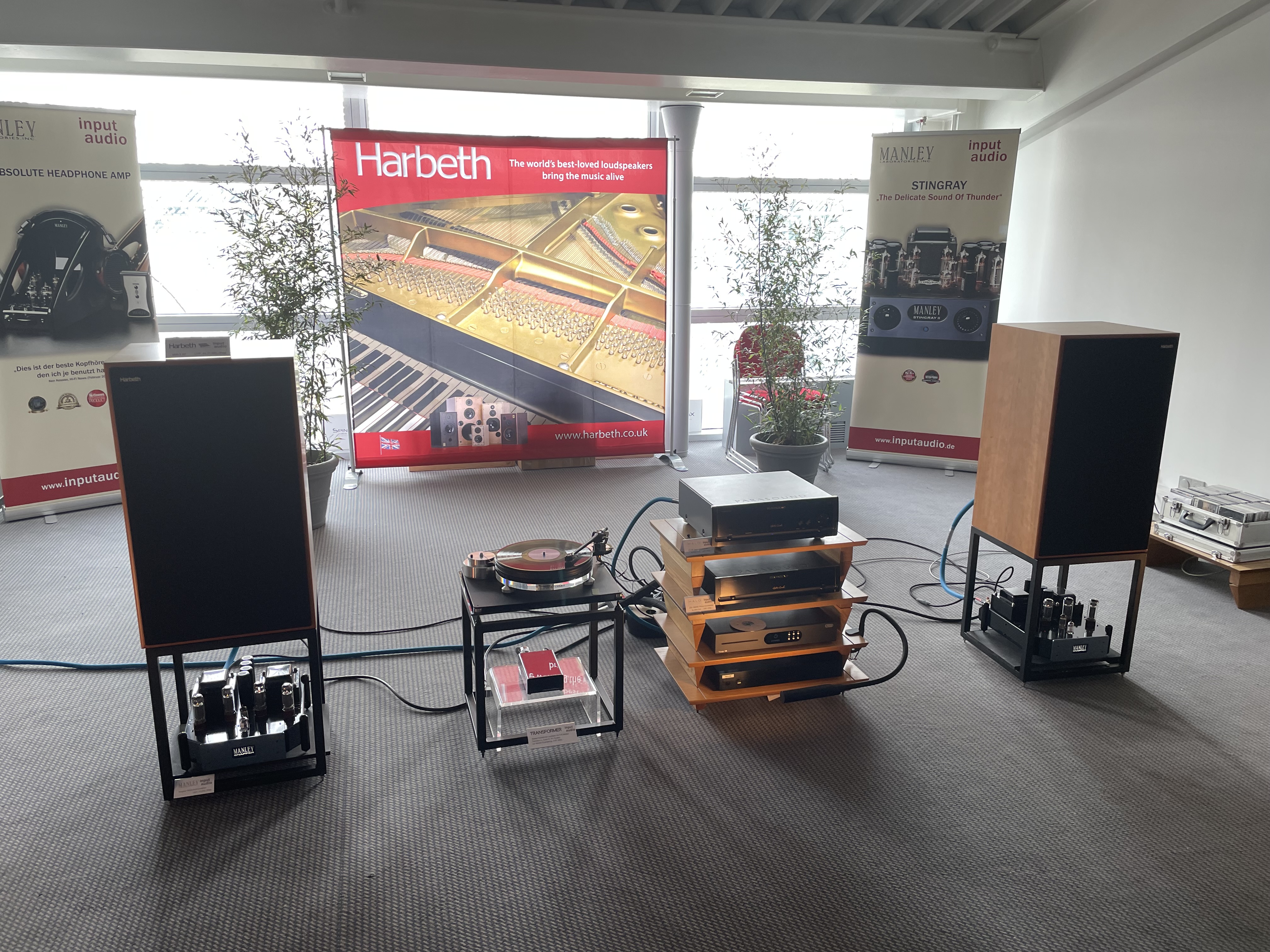 harbeth audio setup