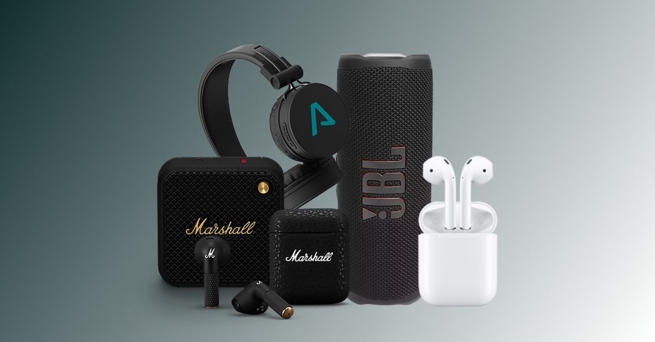headphones and speakers collection