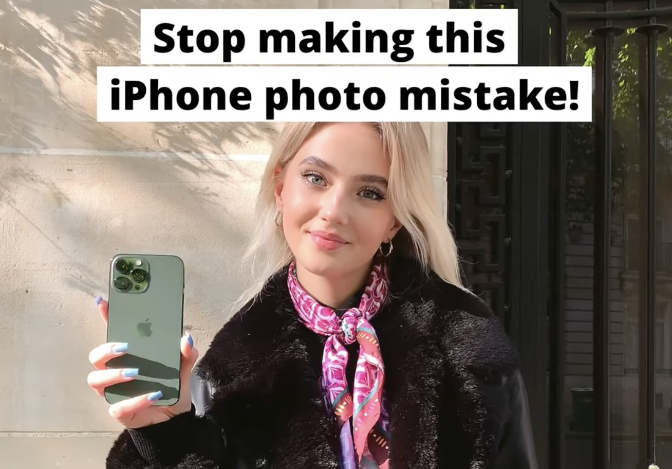 iphone photo mistake warning