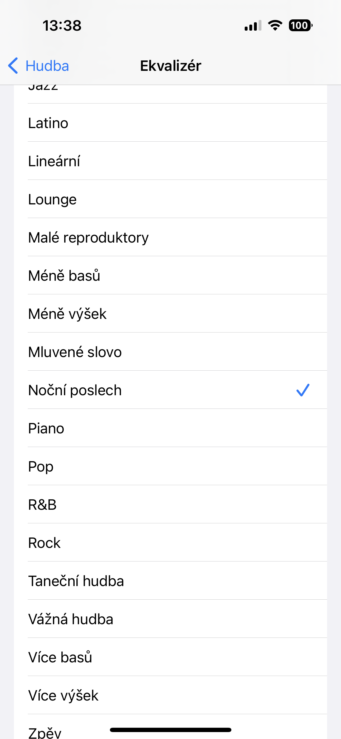 music equalizer options