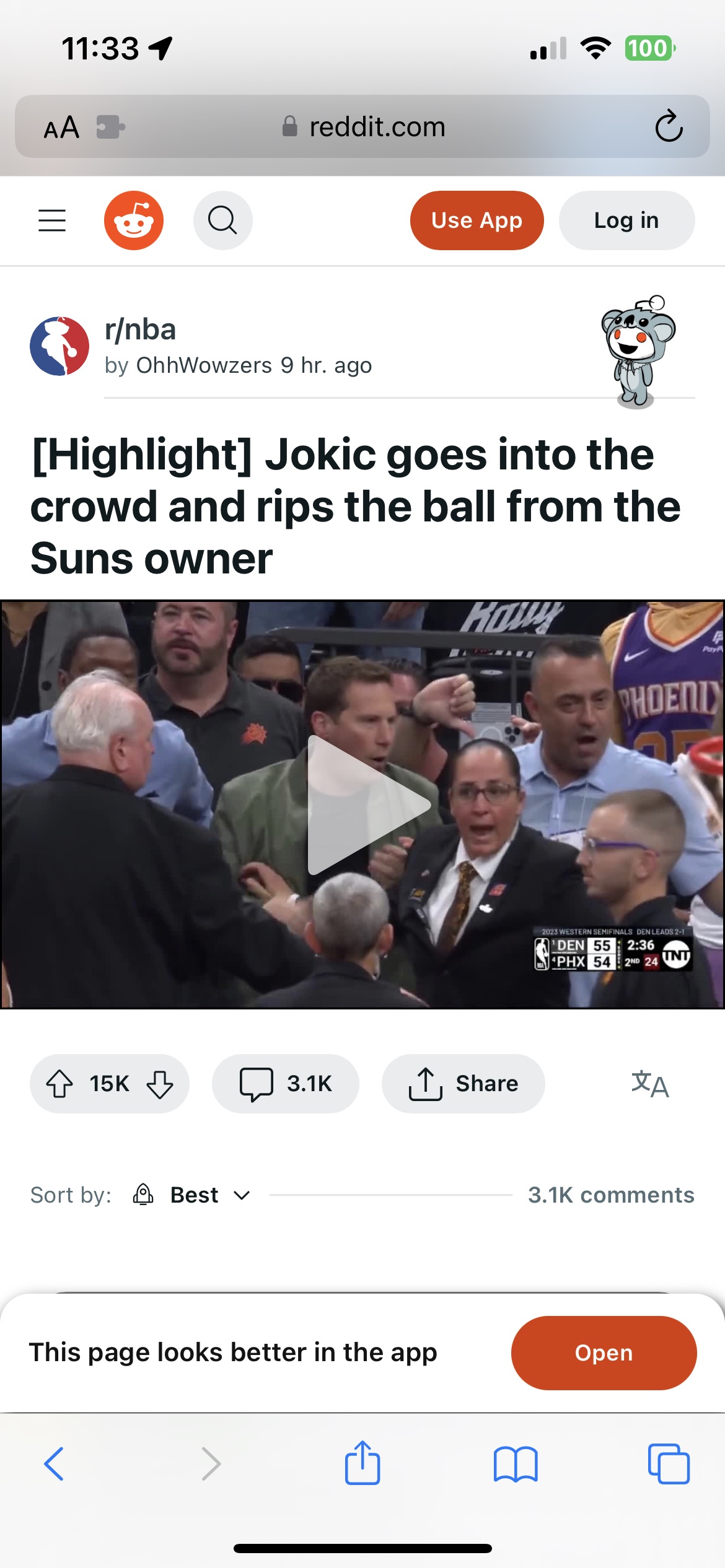 nba reddit highlight post