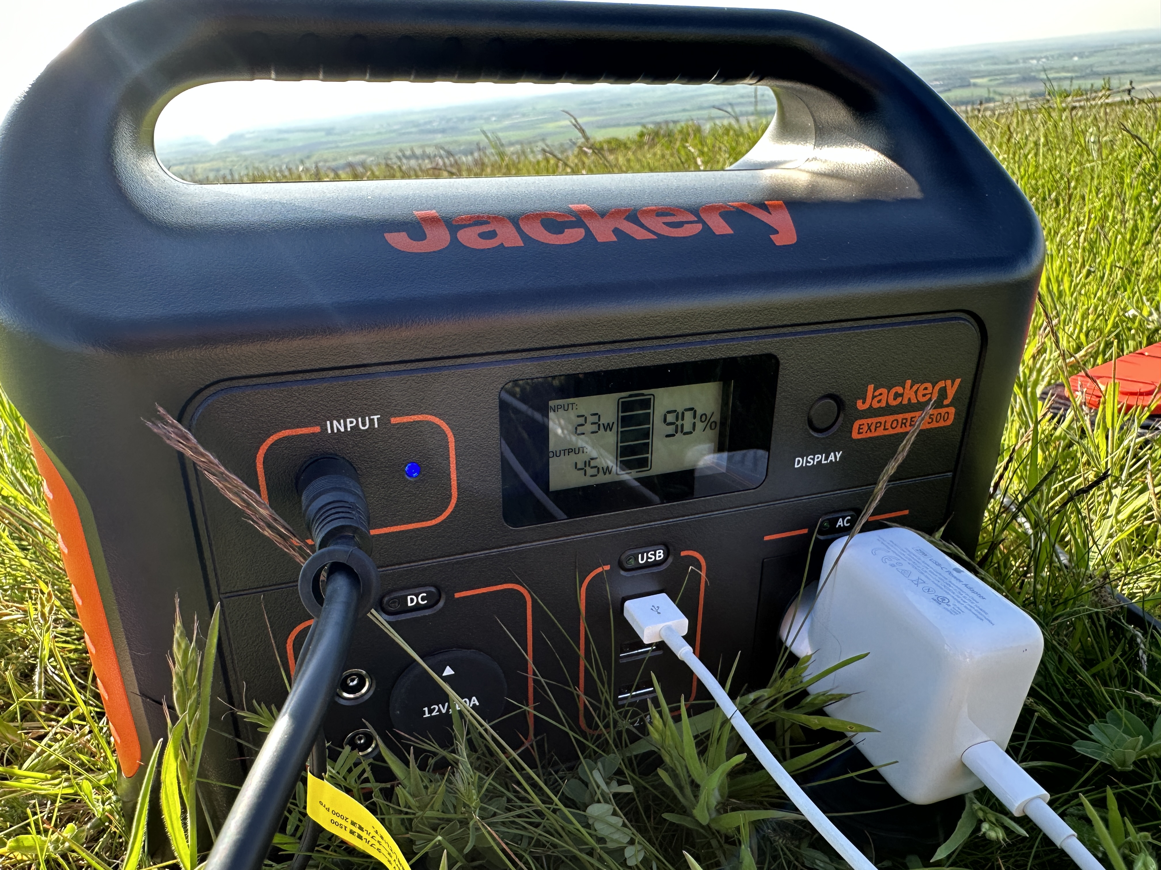 portable power station grass