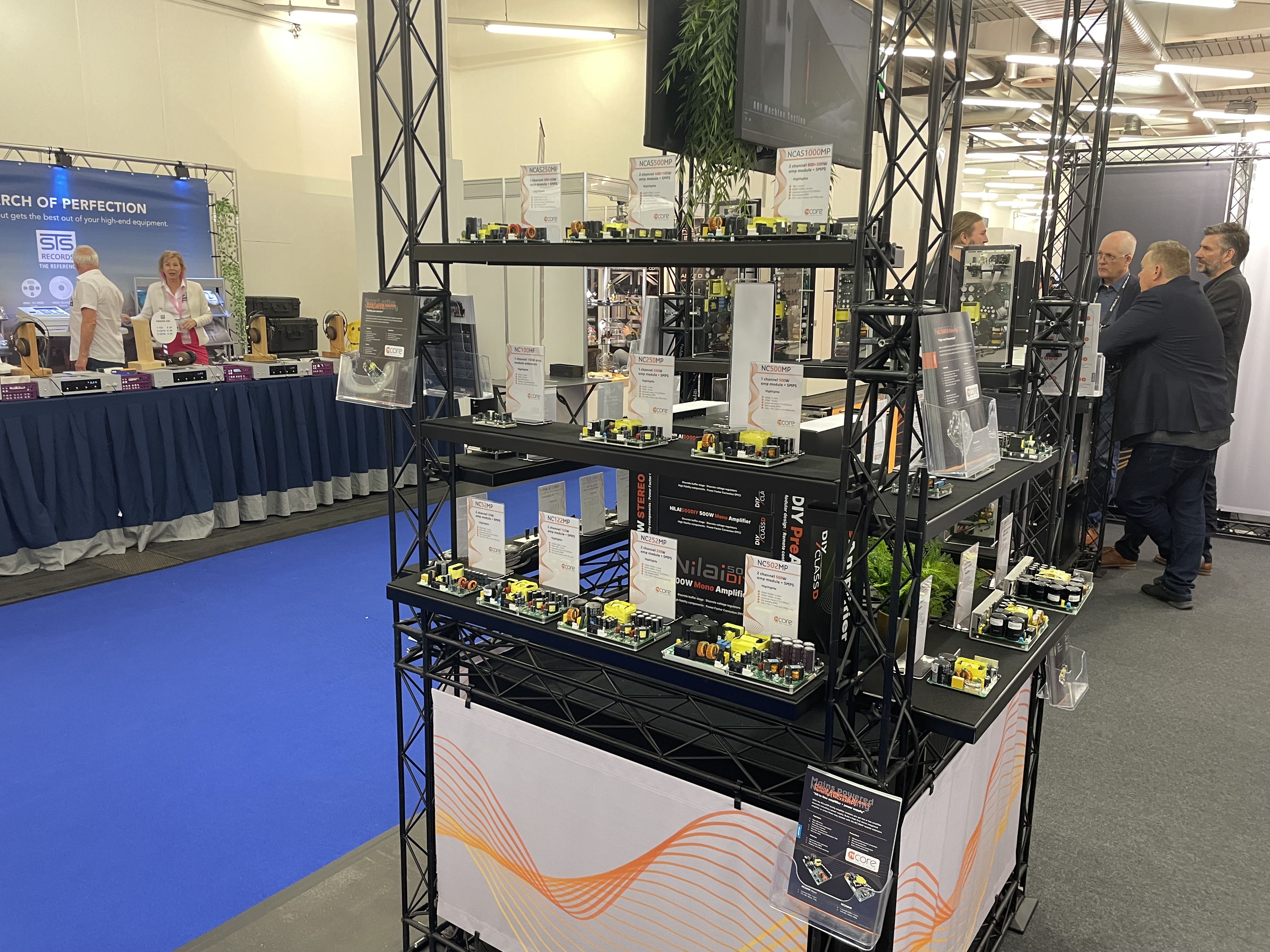 product display shelves exhibition