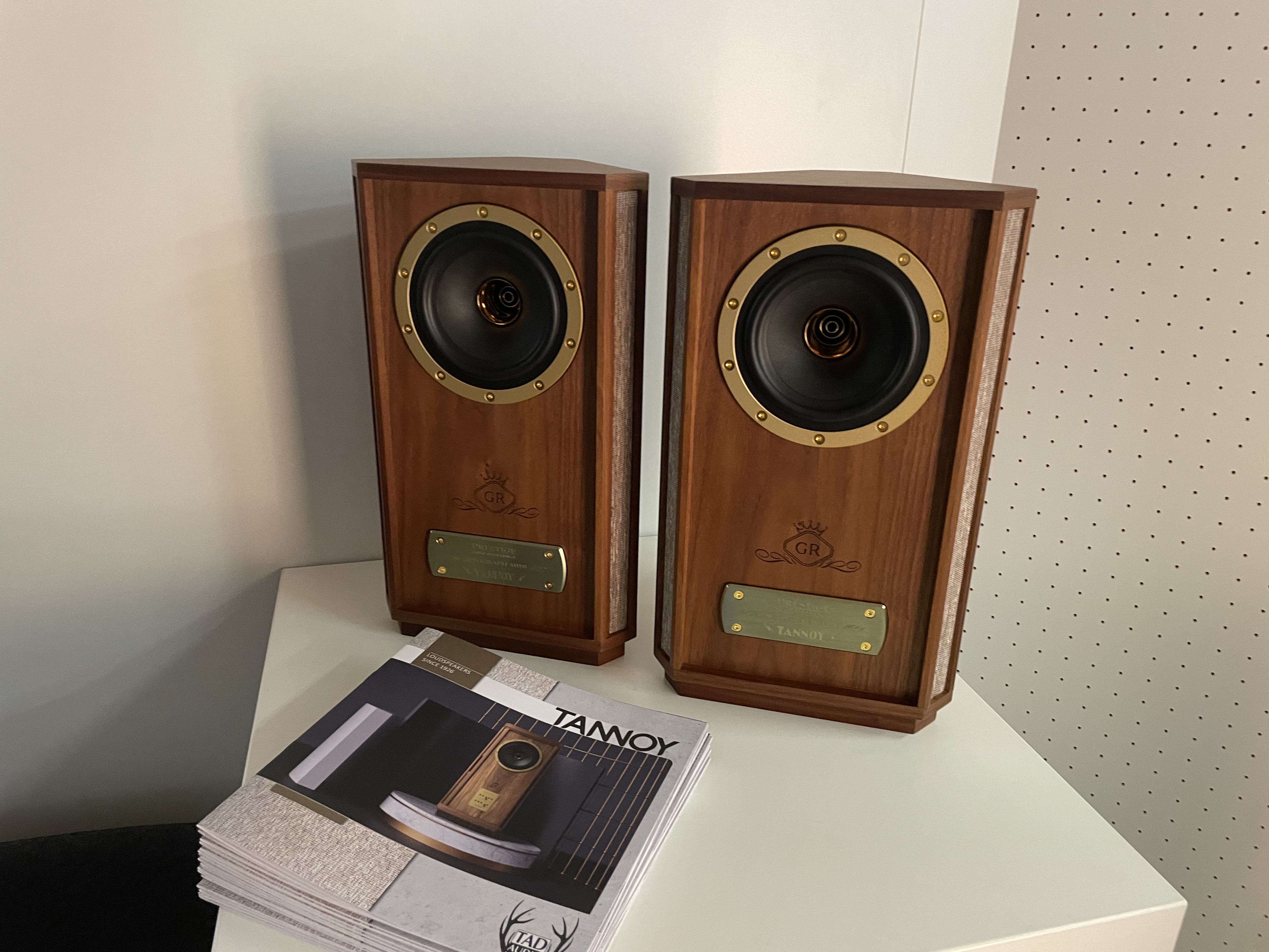 tannoy speakers on display
