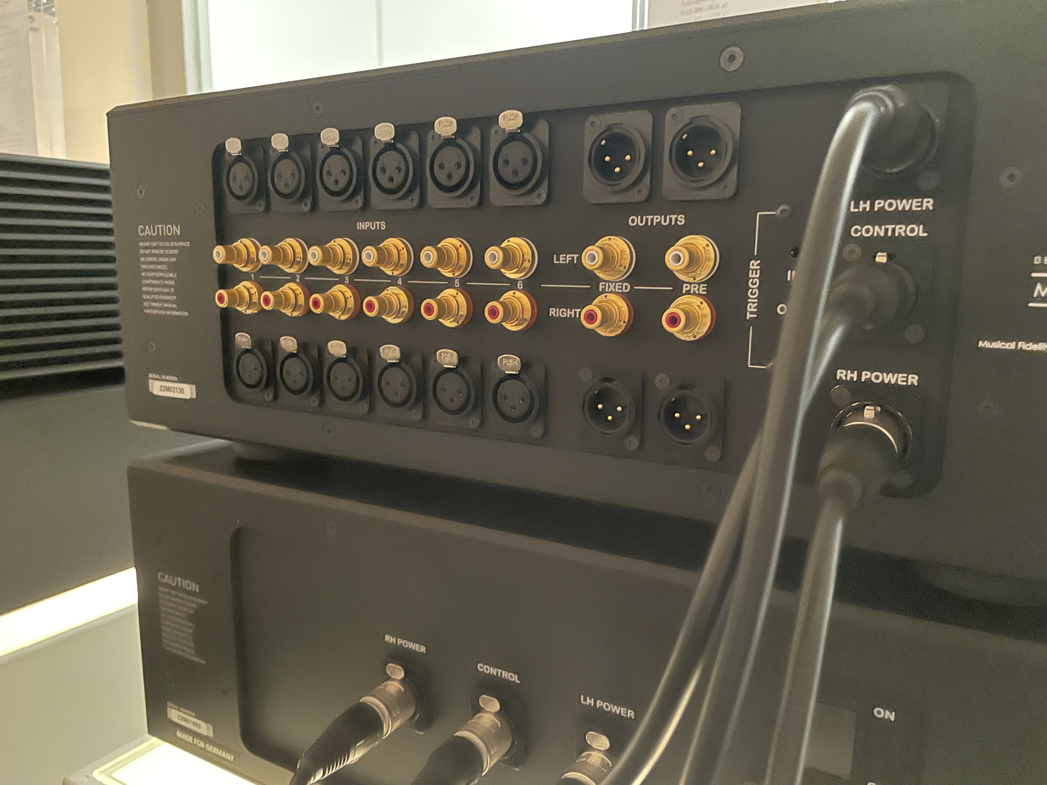 triangle audio setup