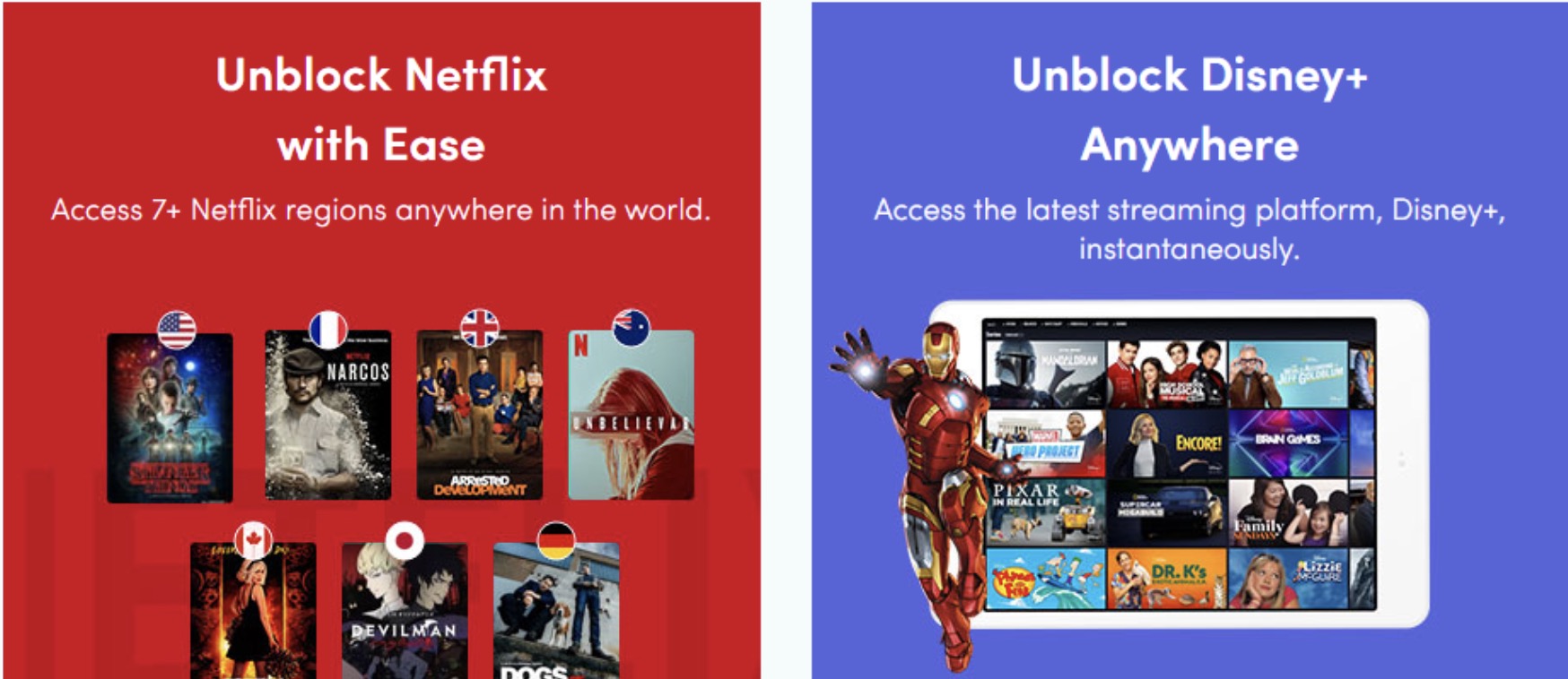 unblock netflix disney plus