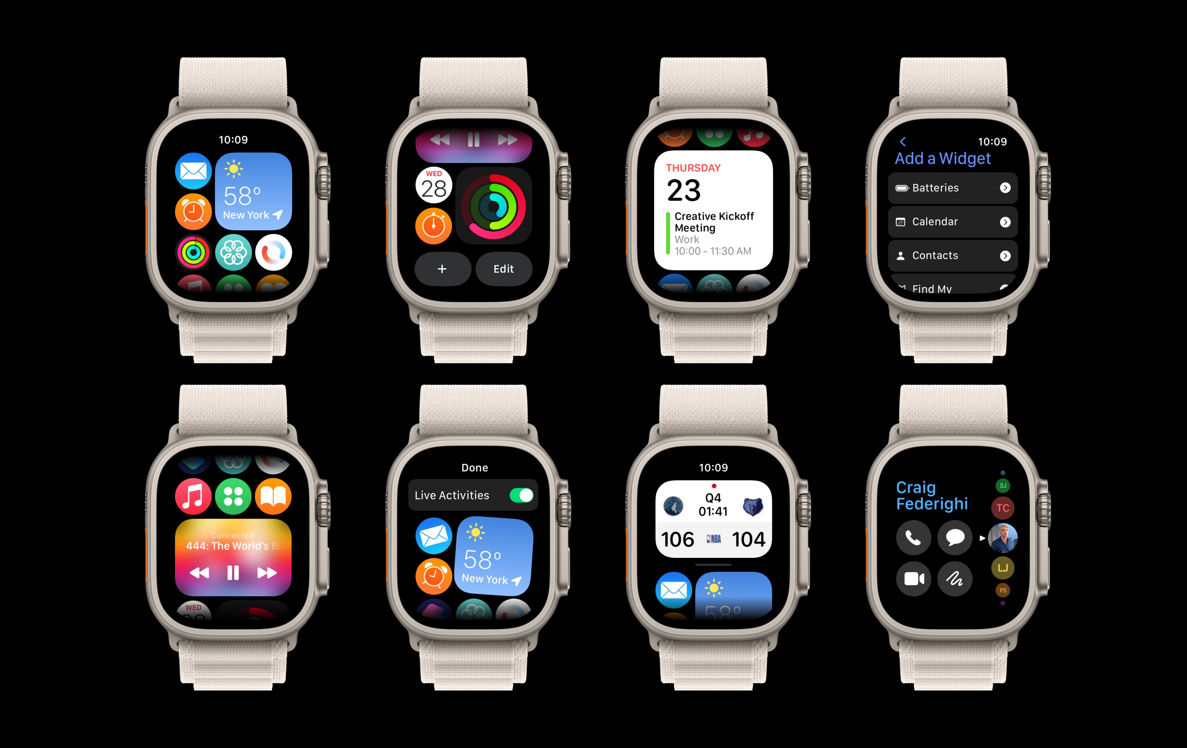 watchOS 10 visual how it could work watchOS 10 visual how it could work