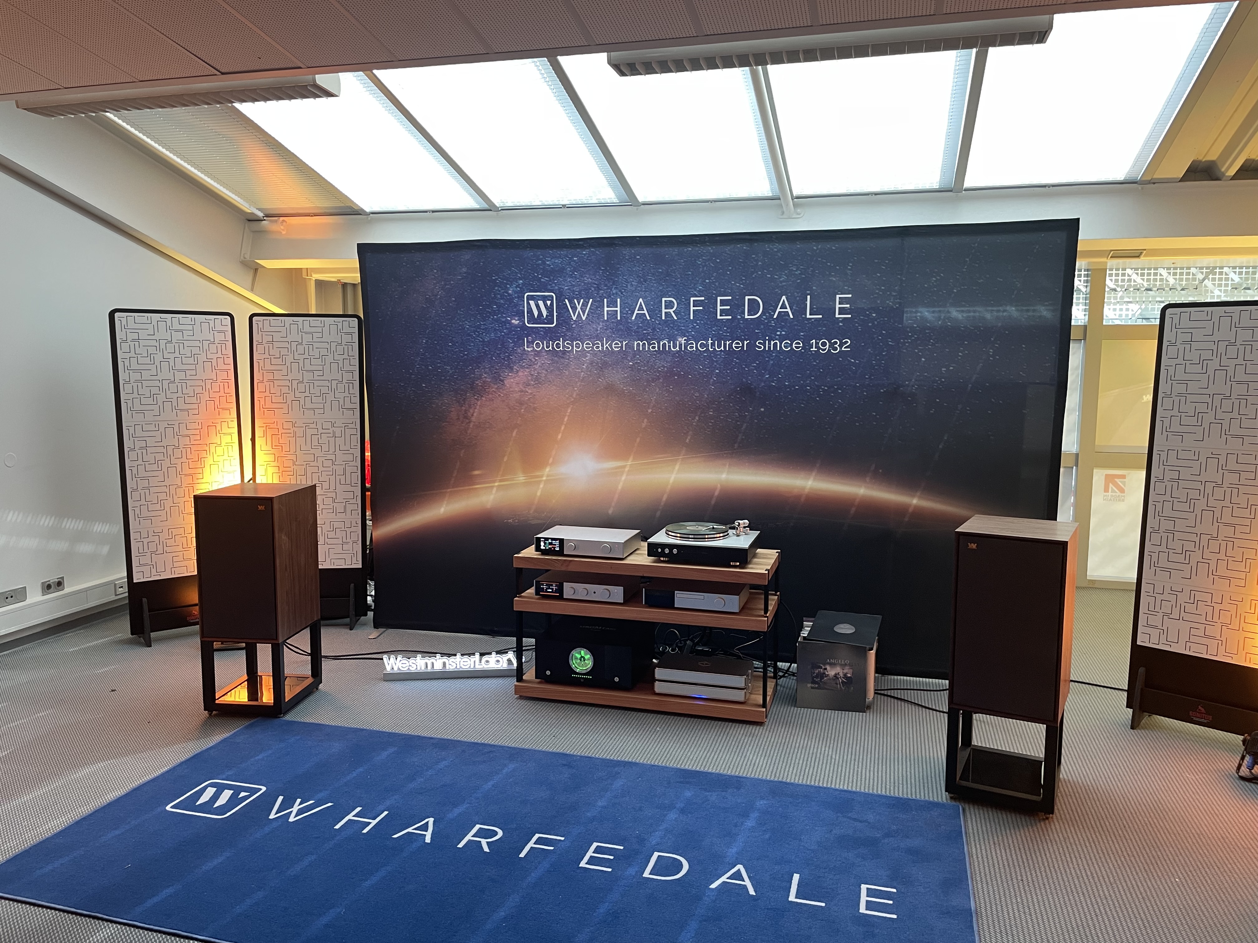wharfedale speaker display