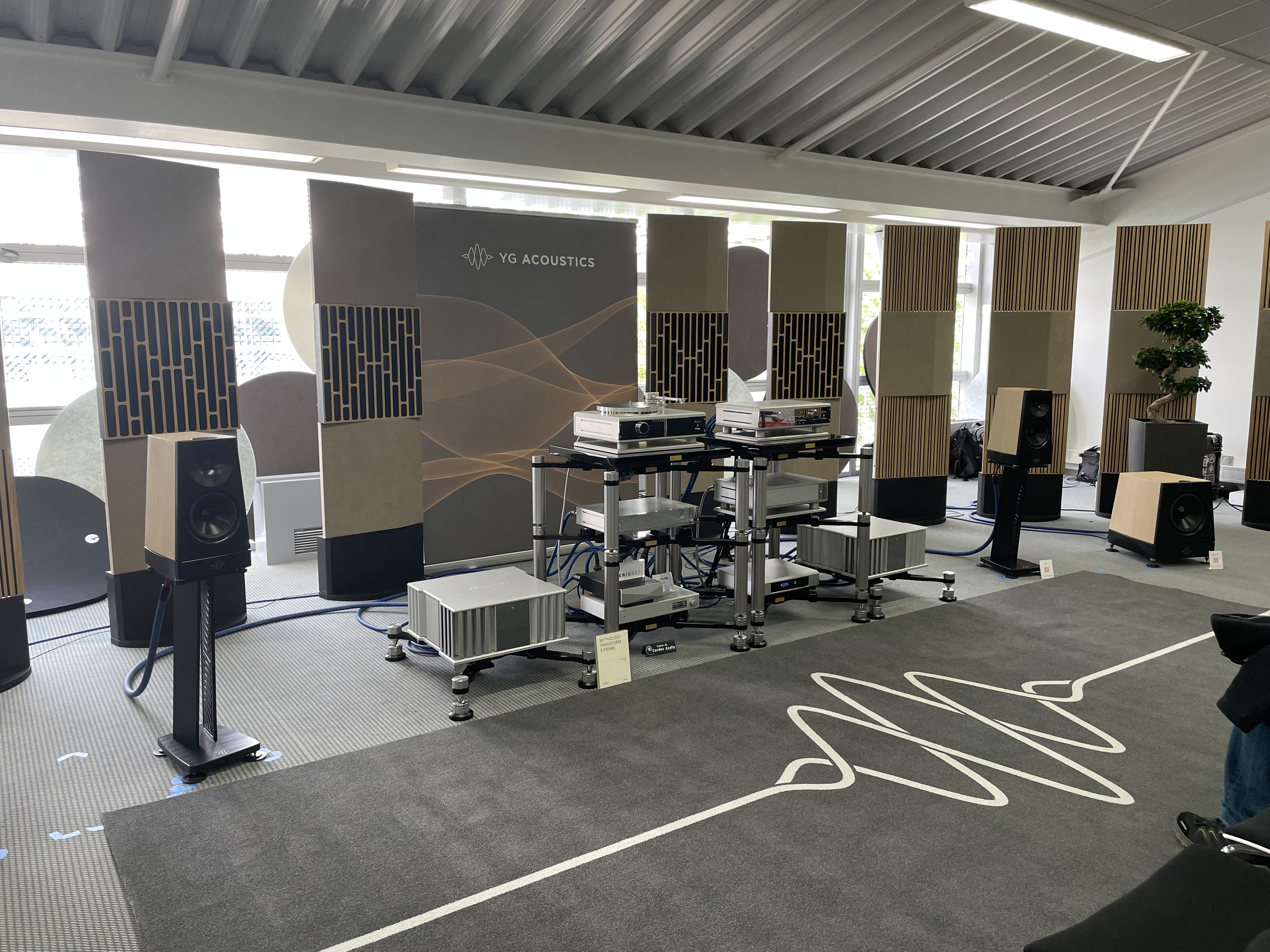 yg acoustics audio setup