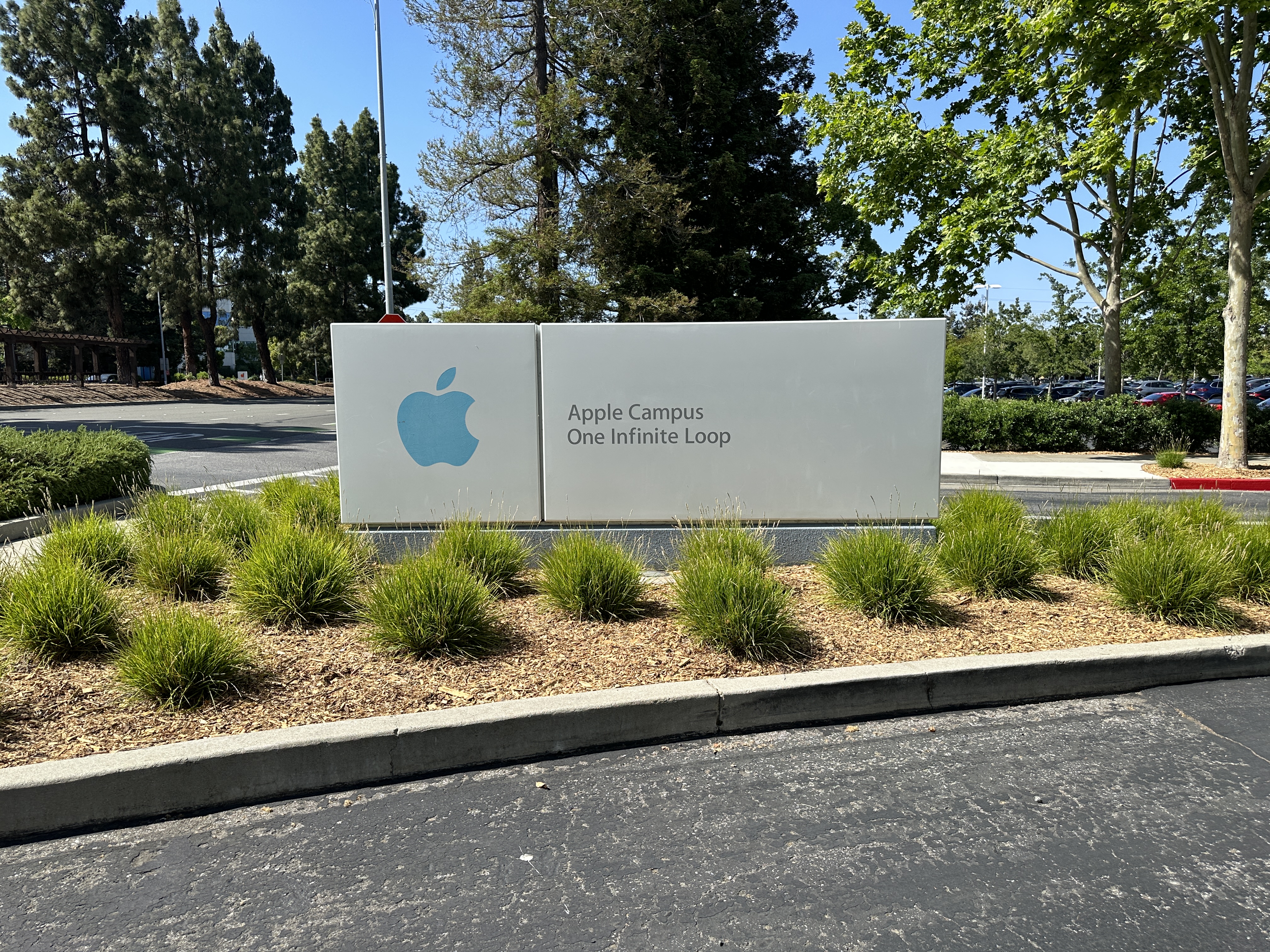 apple campus sign
