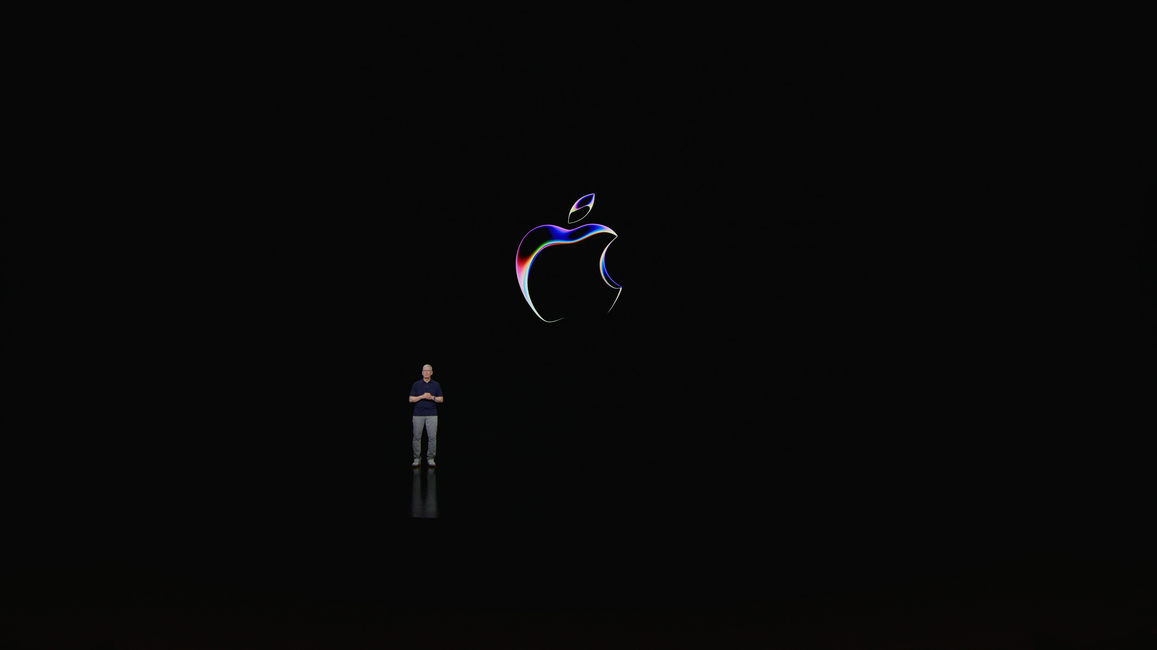 apple logo presentation