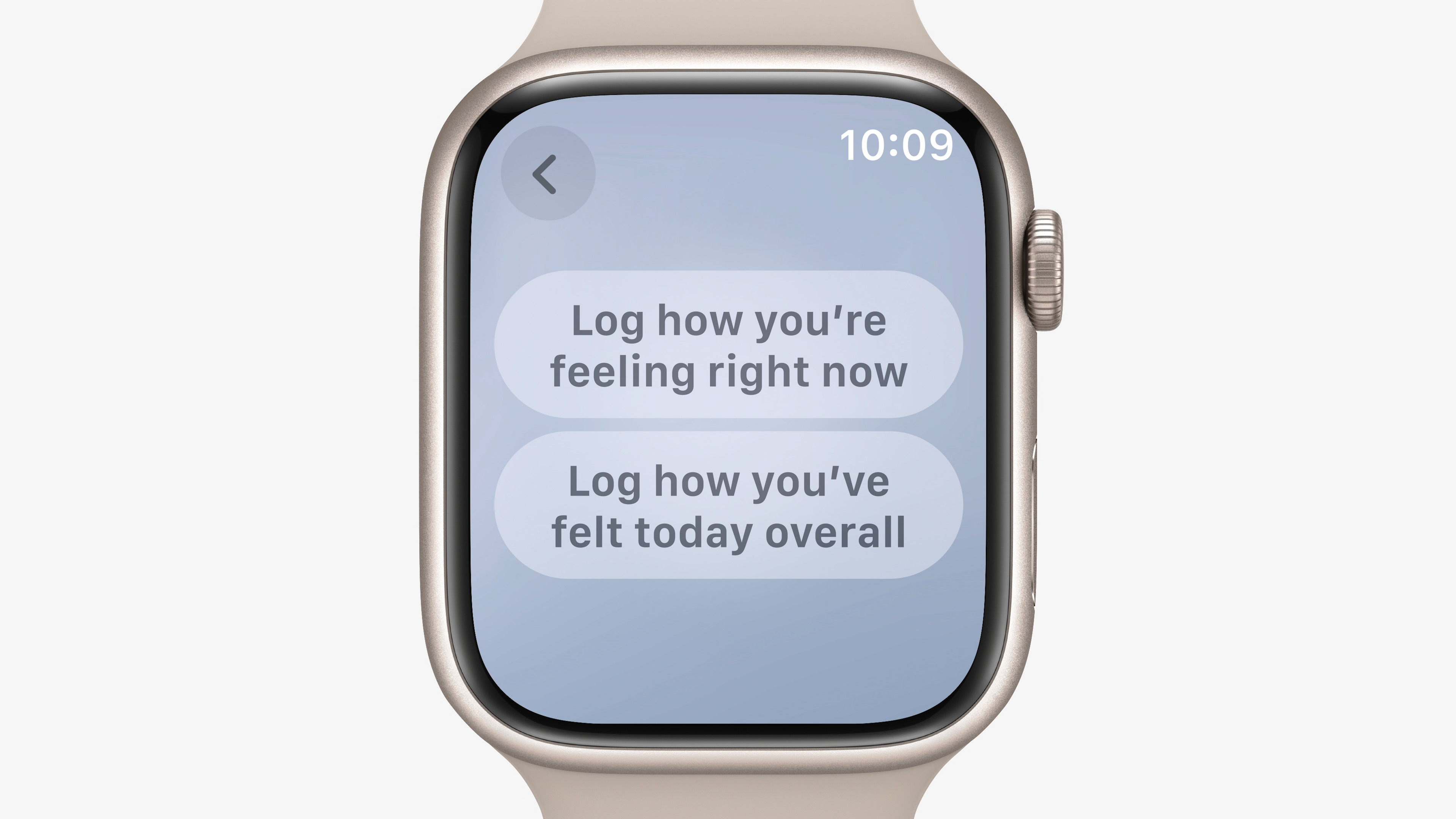 apple watch emotion logging
