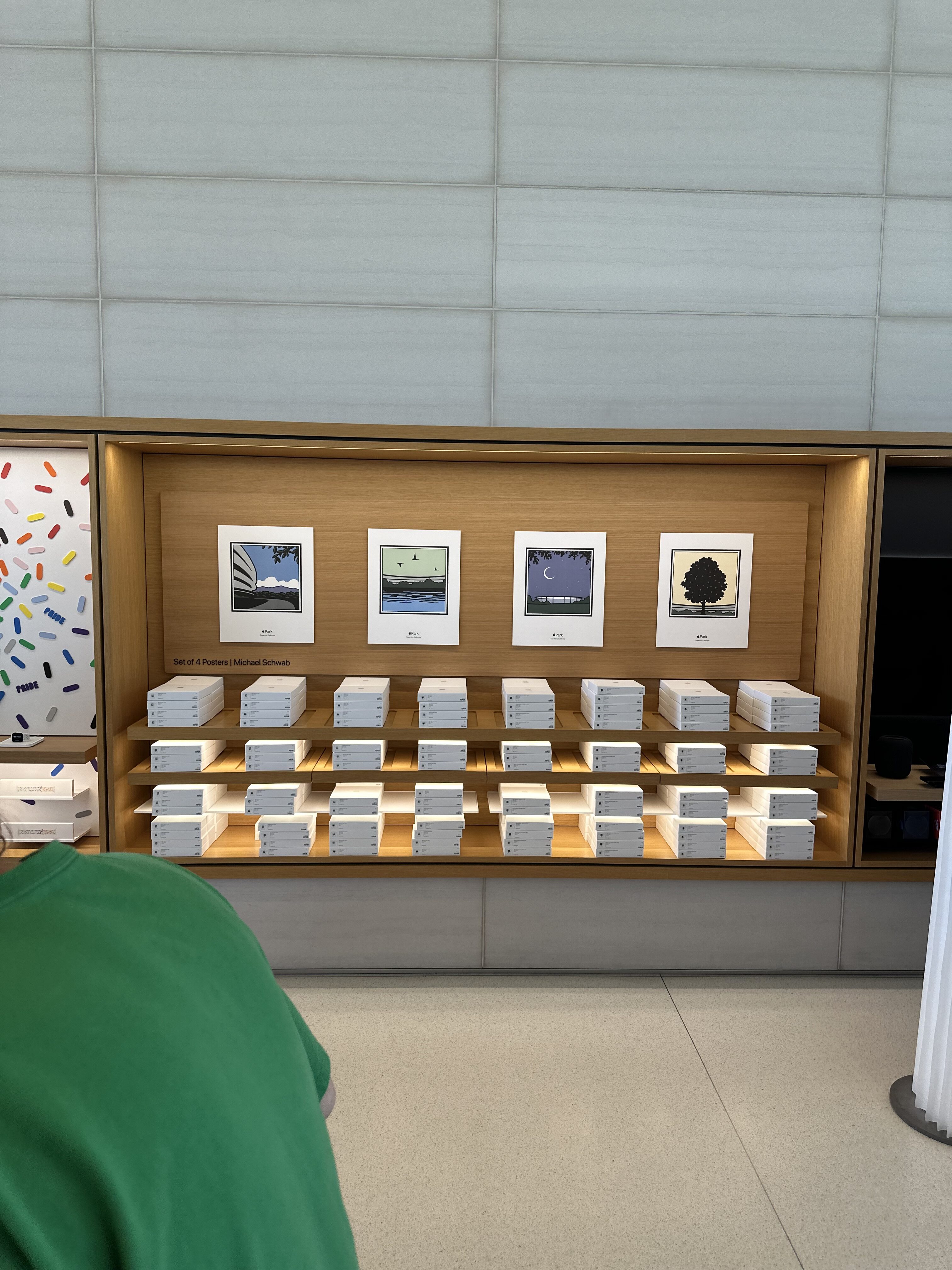 artwork display in store