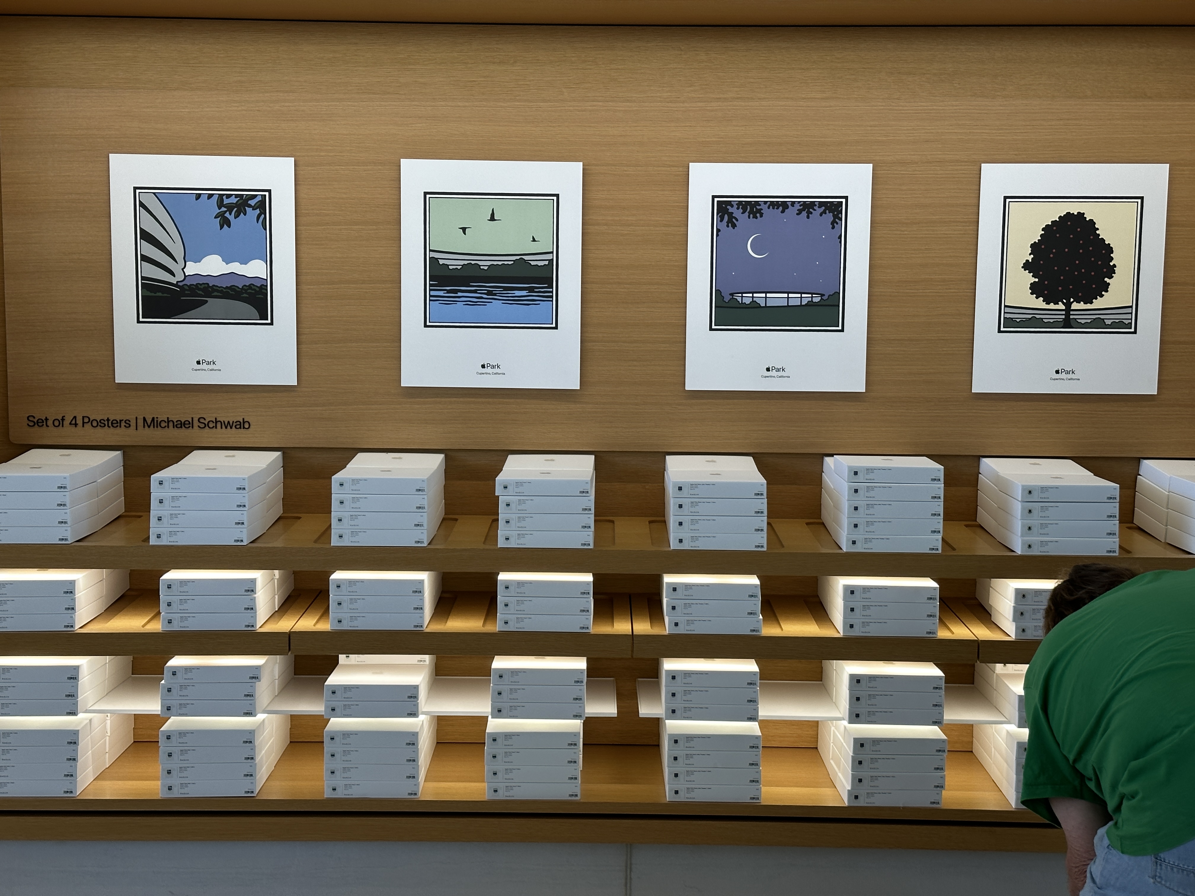 artwork display in store