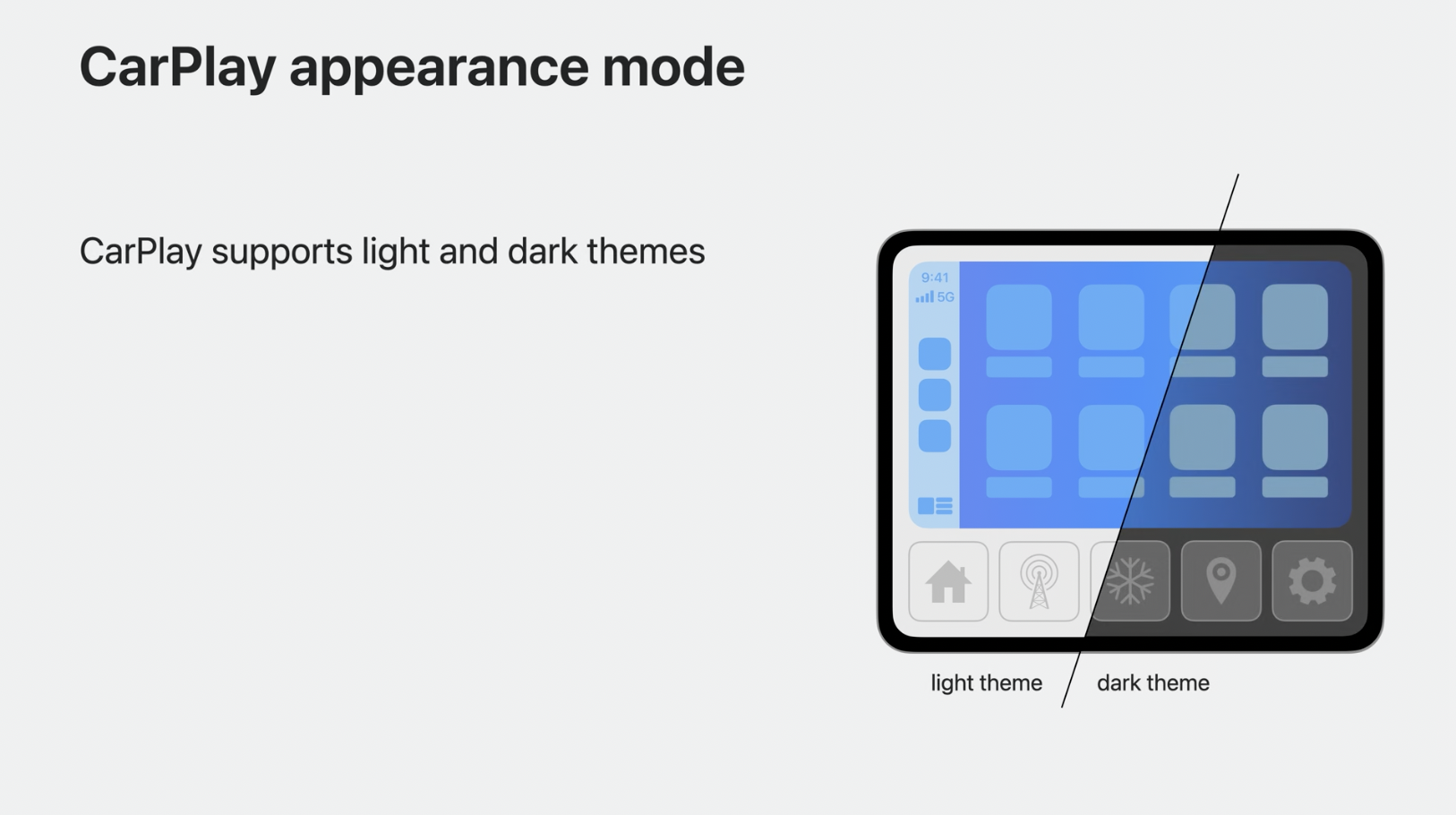 carplay appearance mode themes