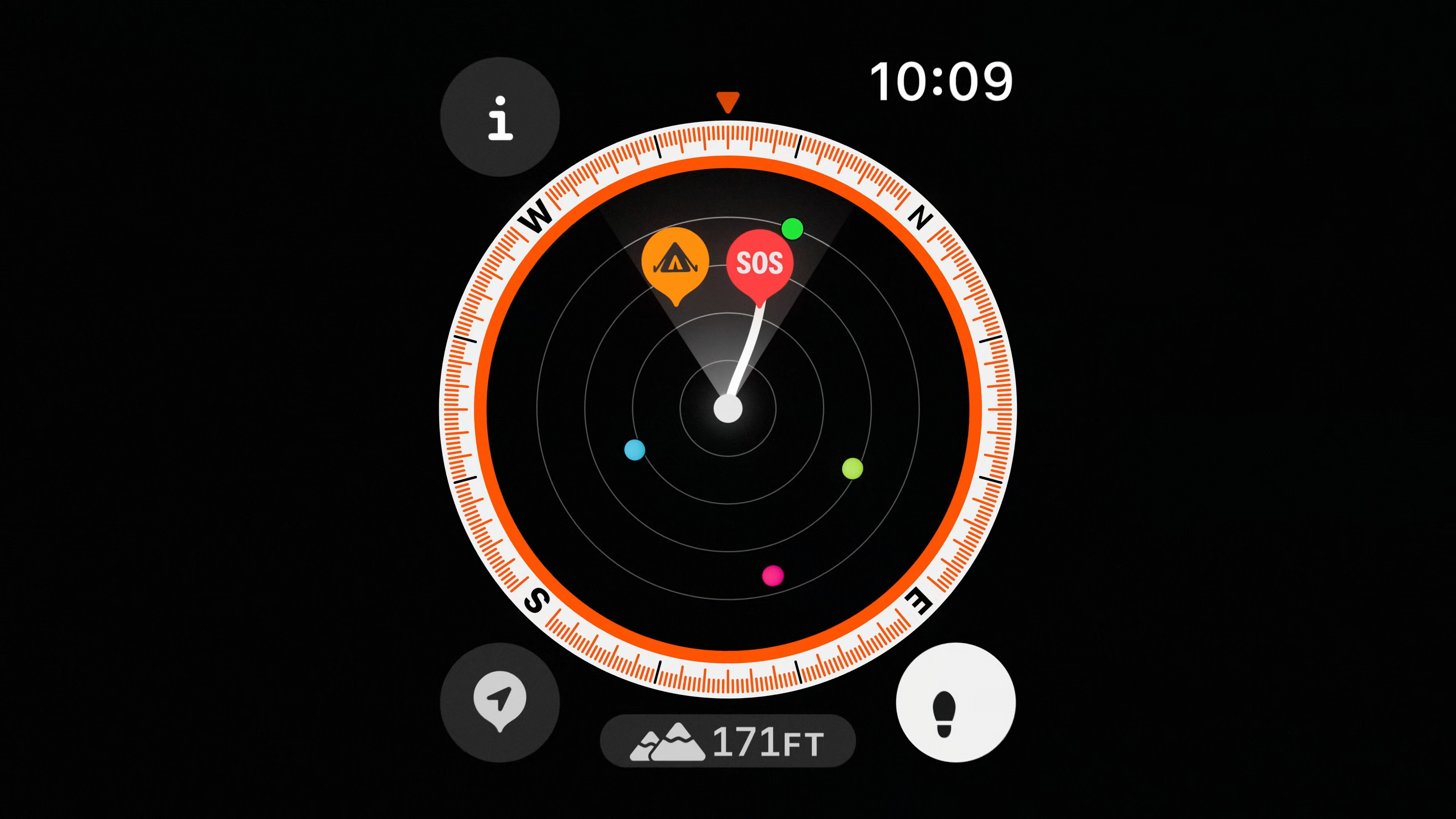 compass navigation interface