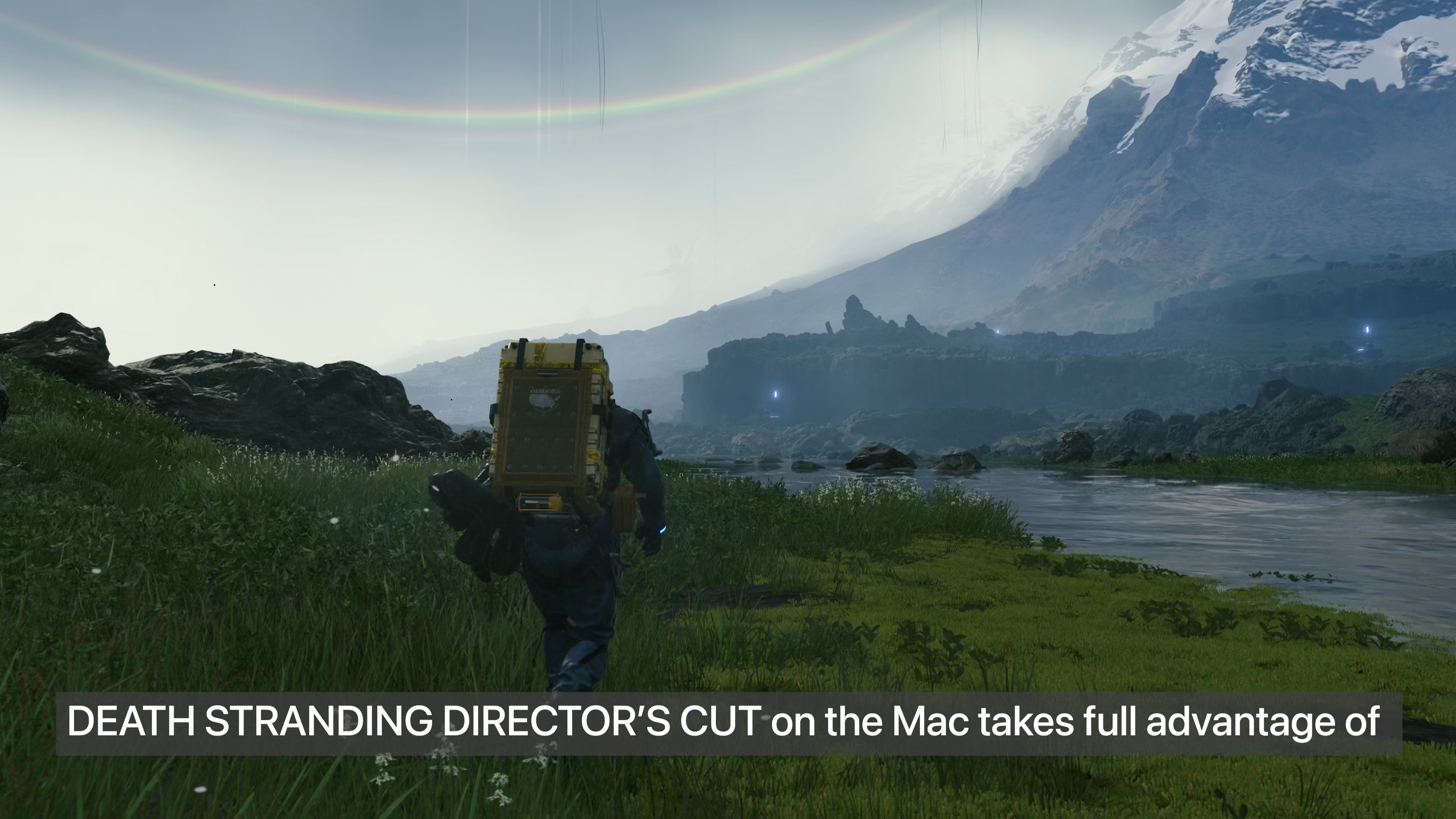 death stranding landscape scene