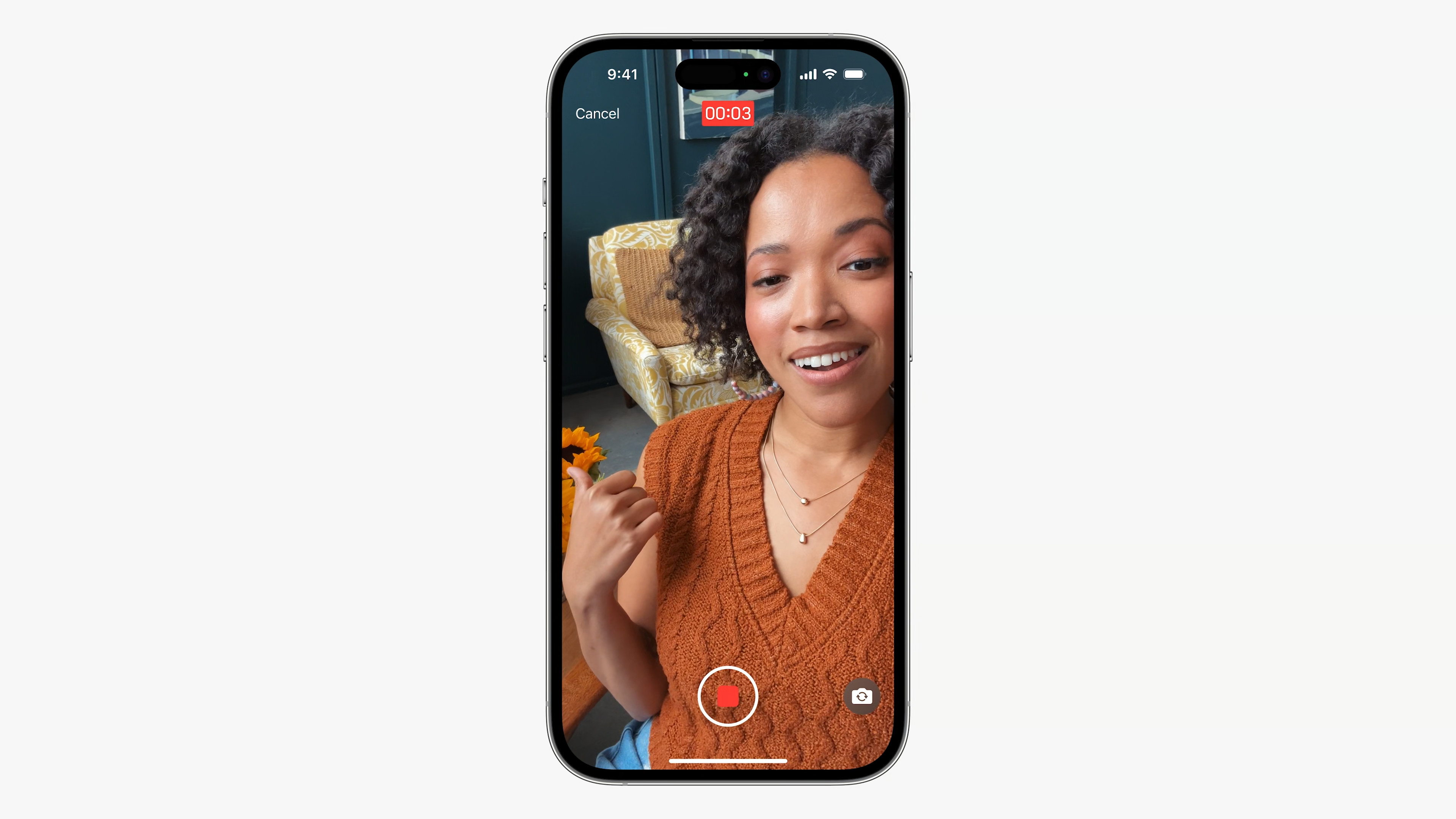 facetime recording screen