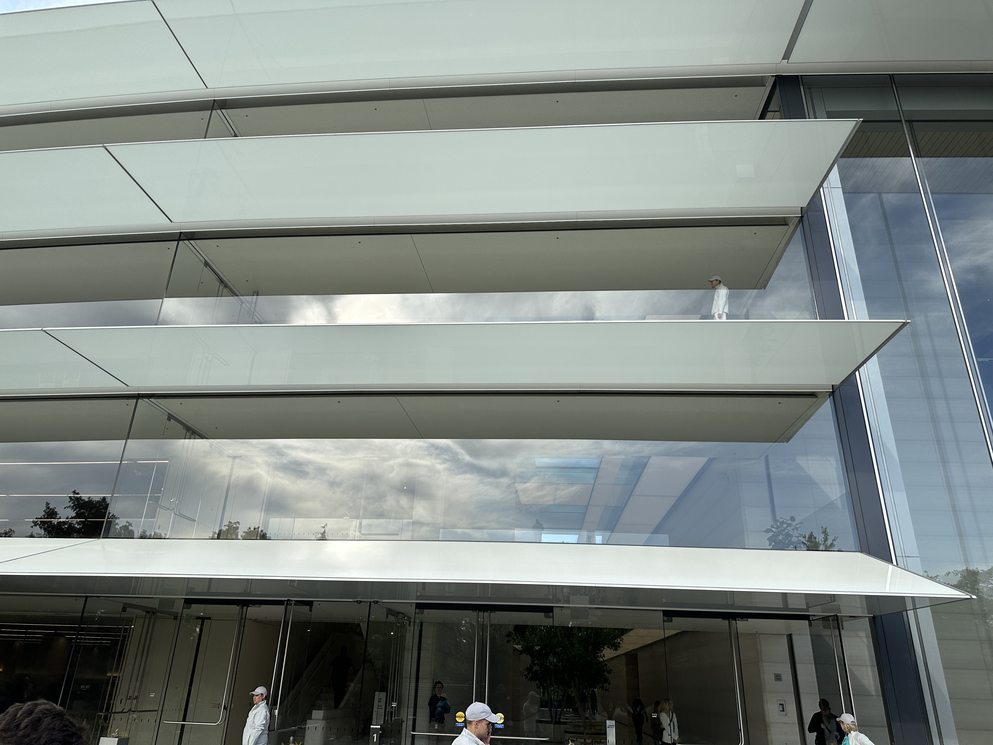 glass facade closeup