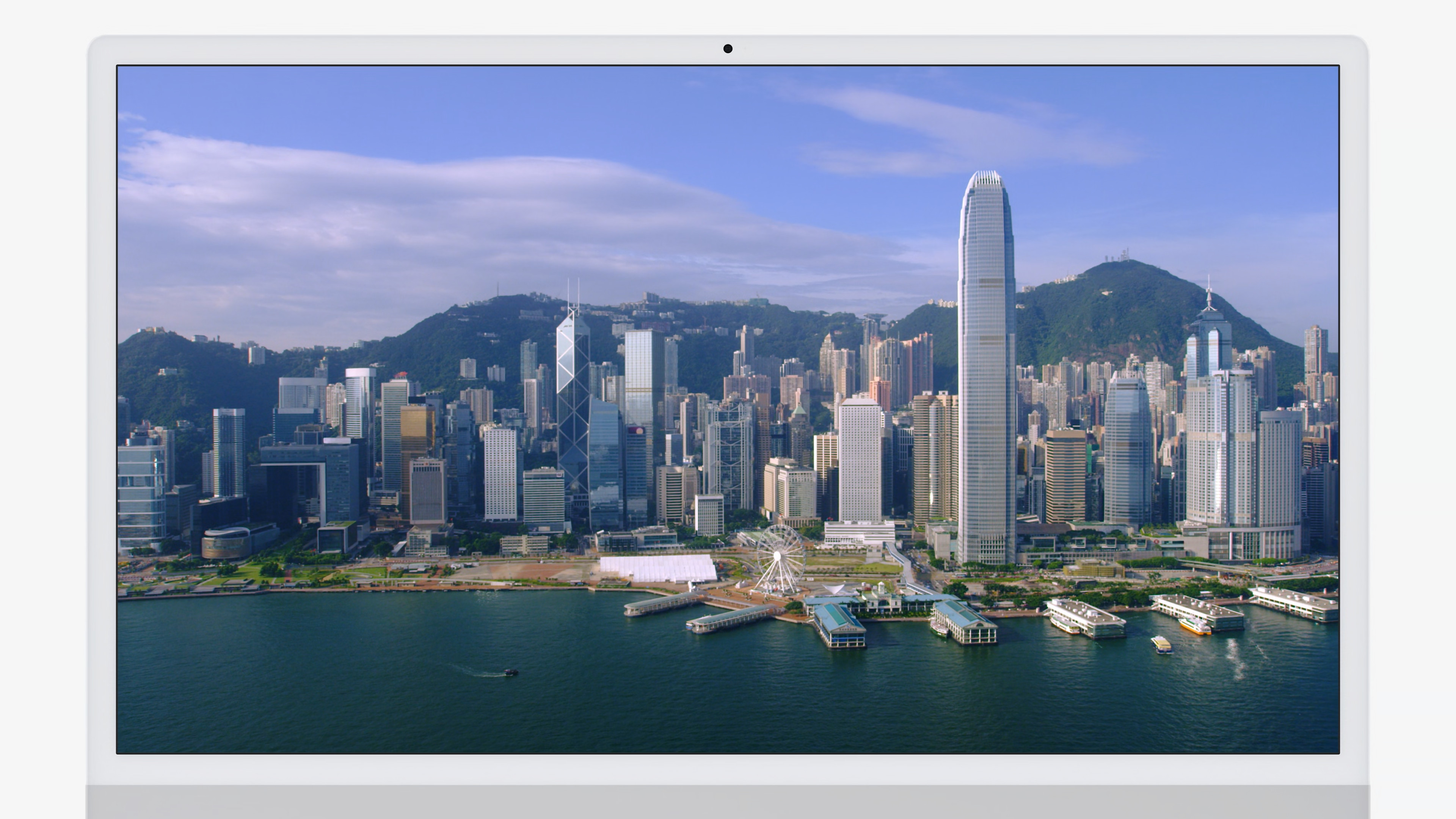 hong kong skyline view