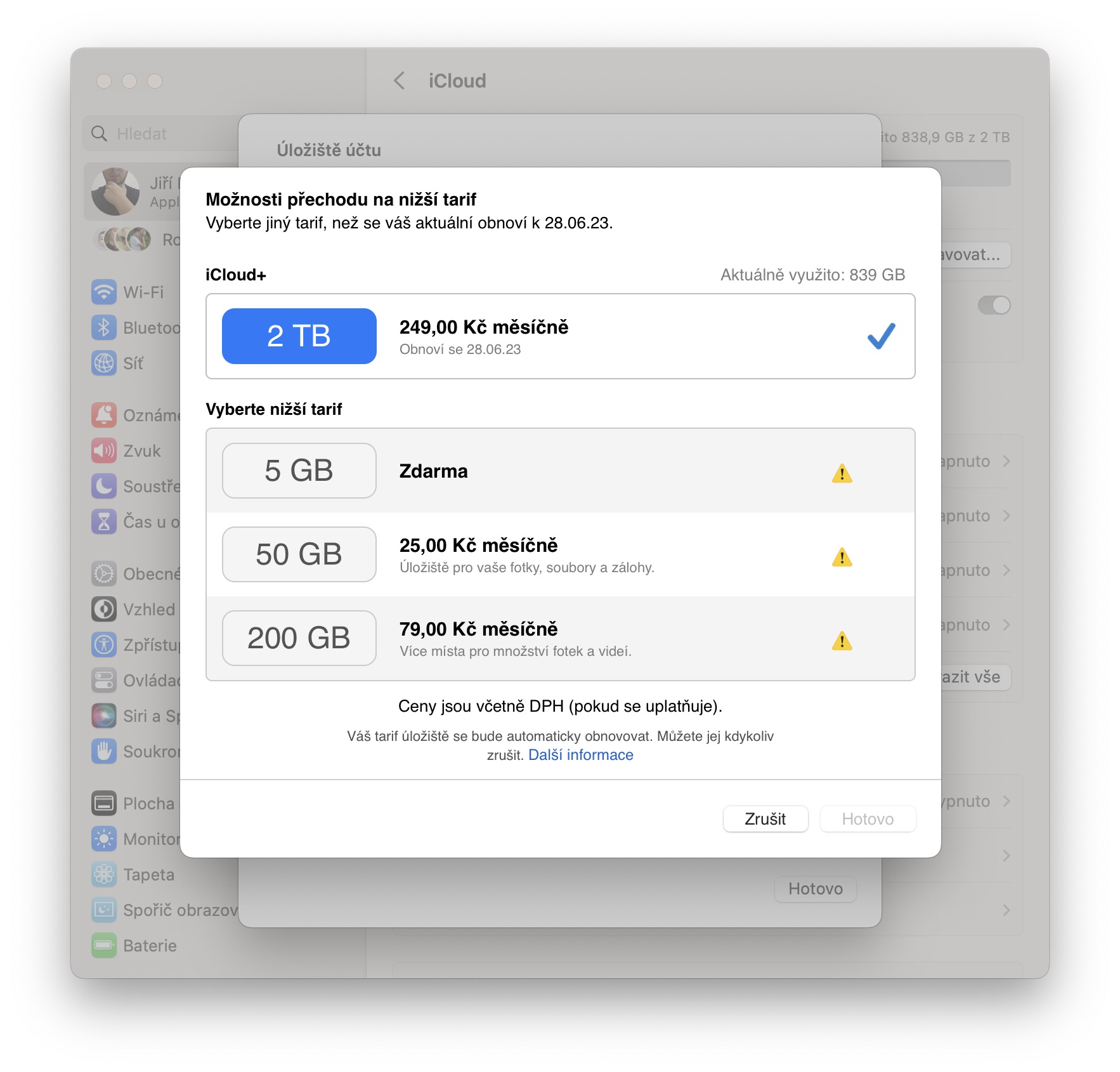 U nás se zatím ceny drží při starém.