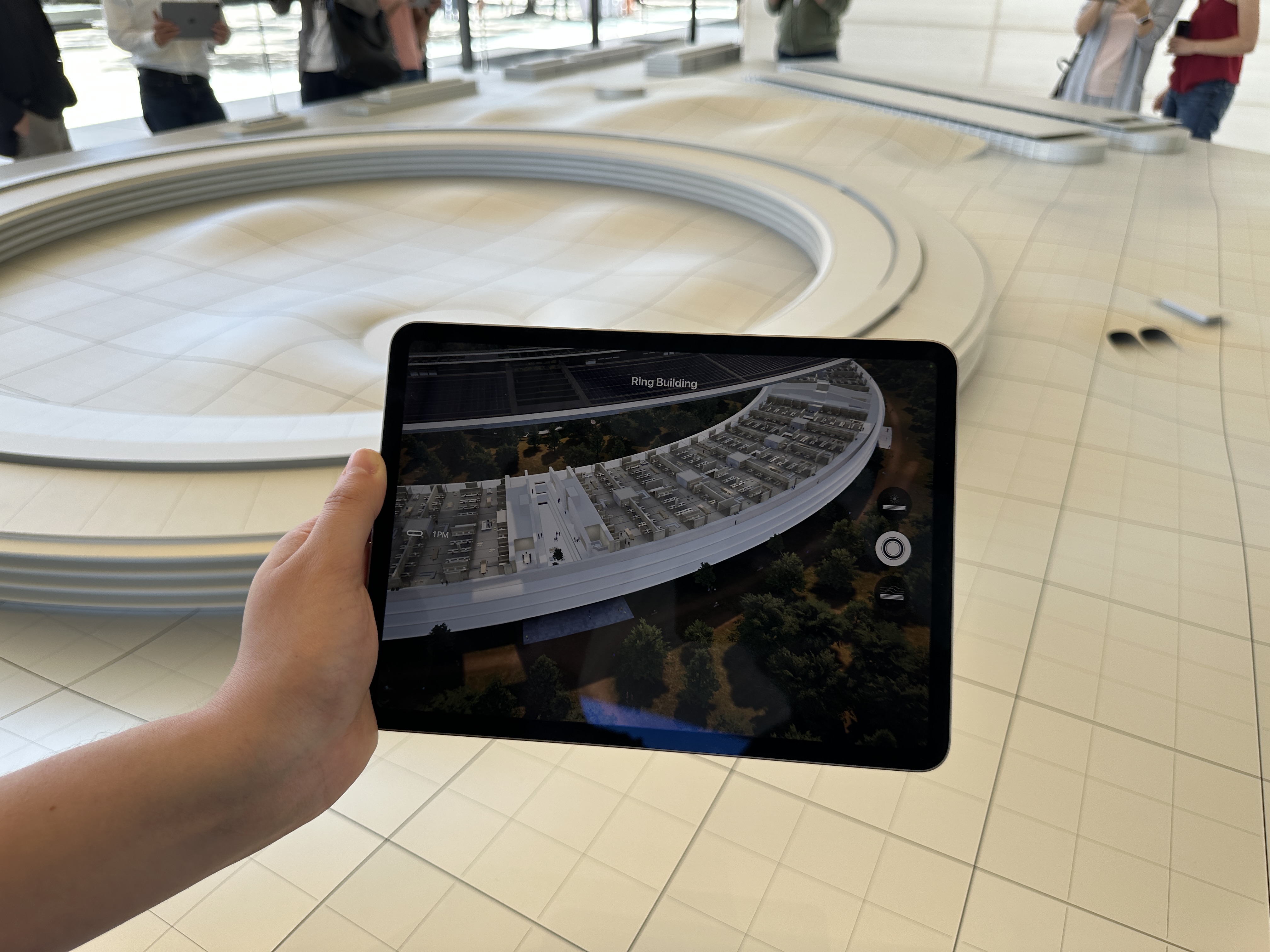 ipad augmented reality building