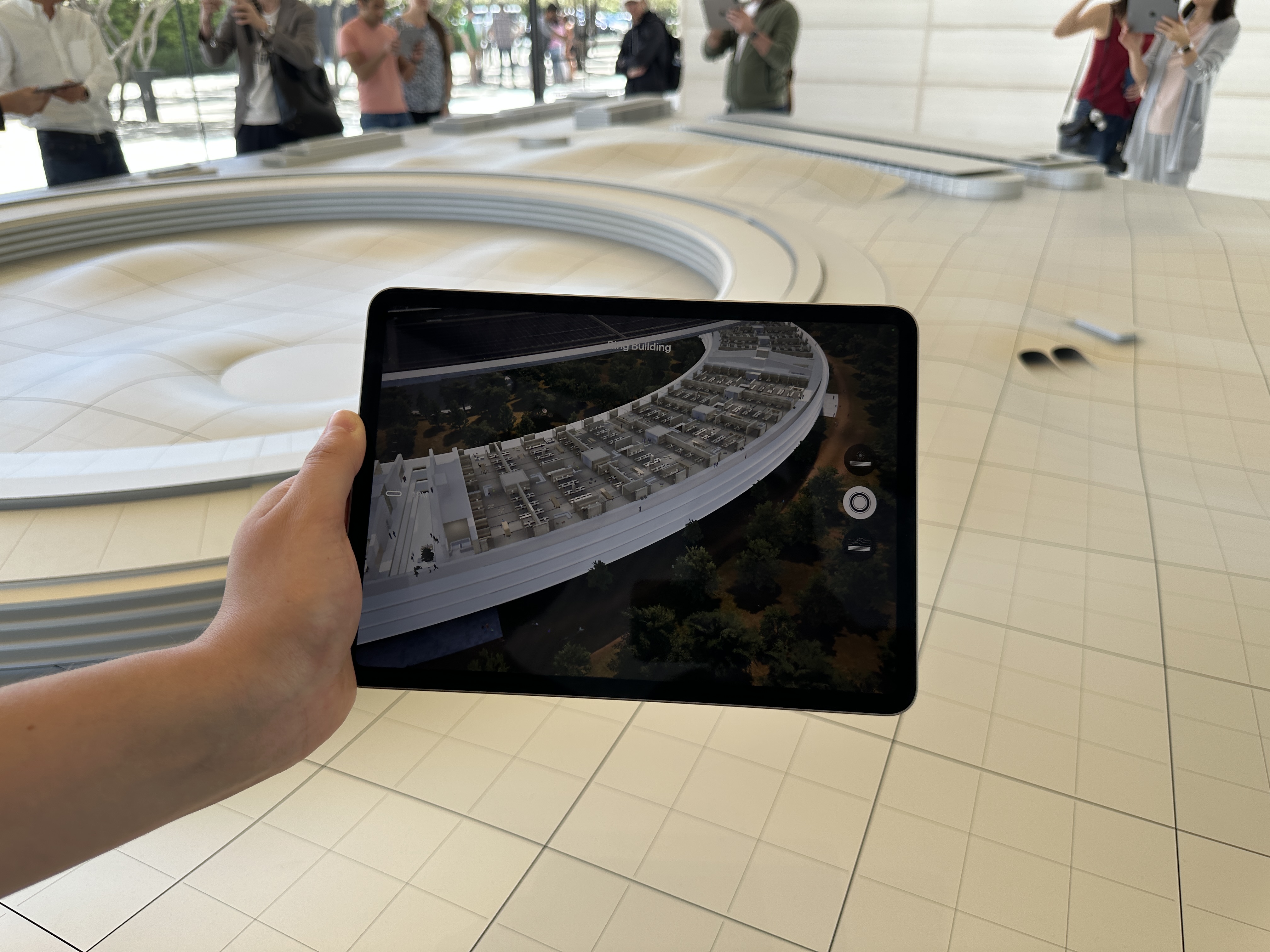 ipad augmented reality campus view