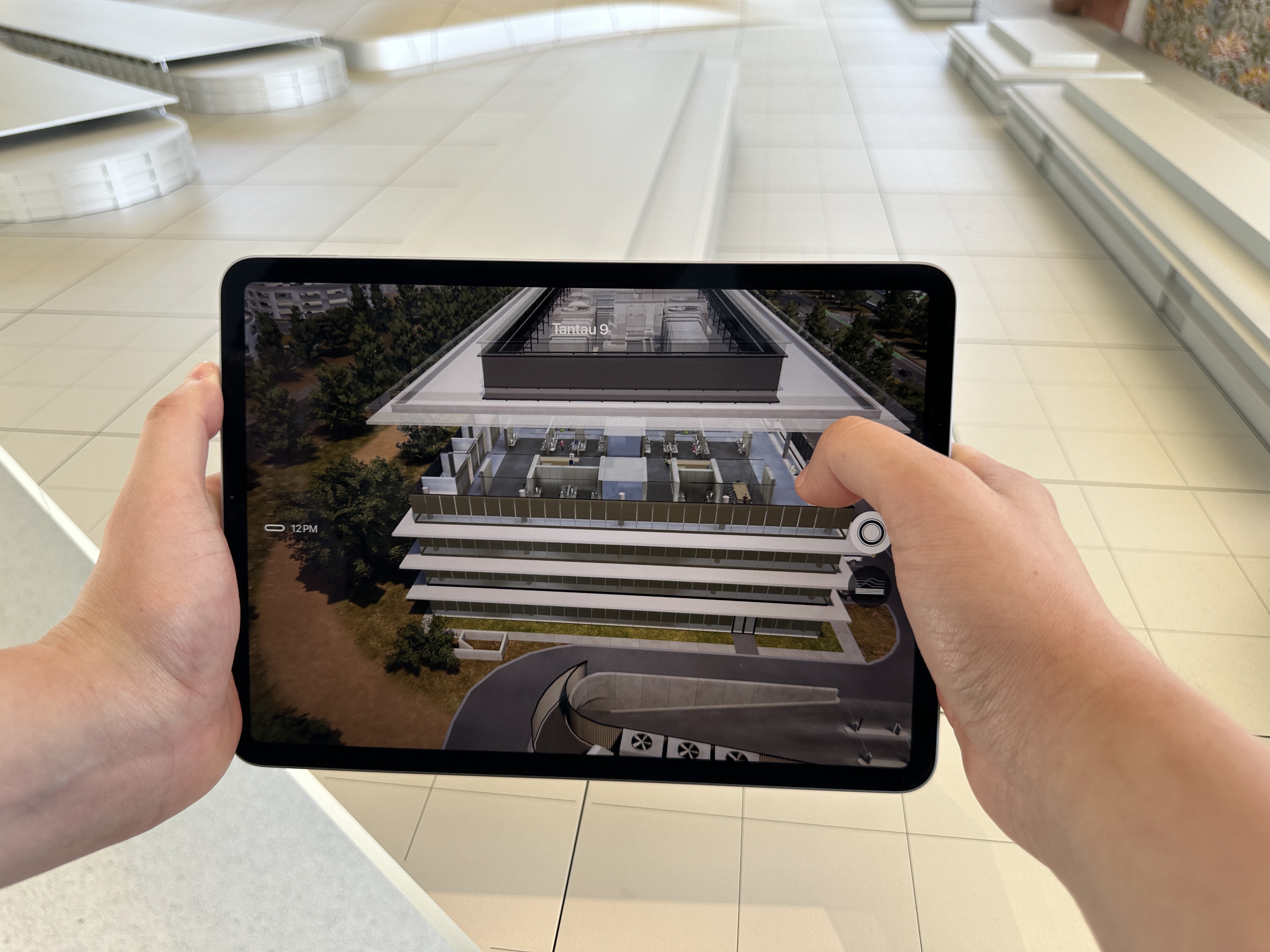 ipad augmented reality detail