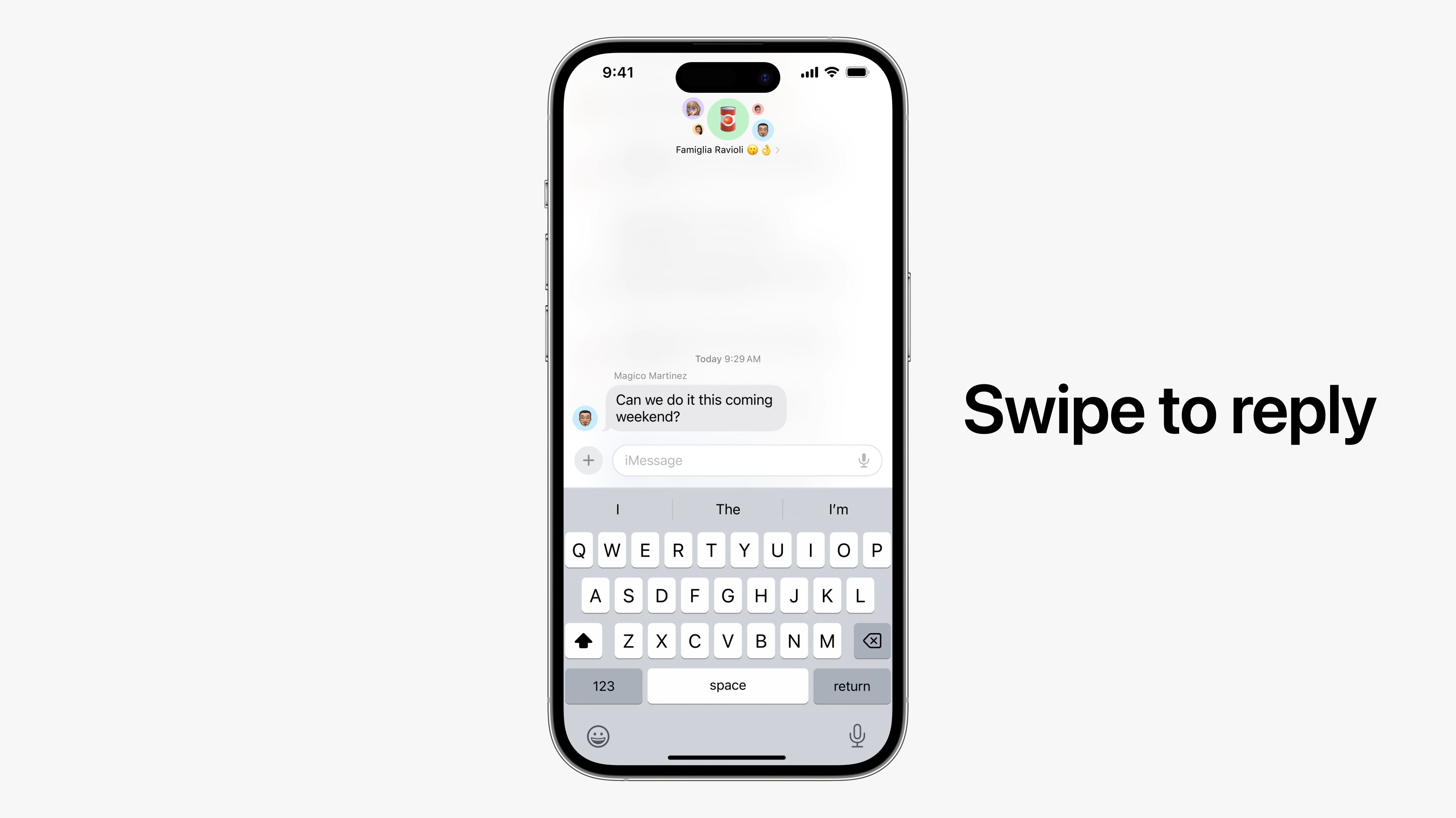 iphone swipe to reply