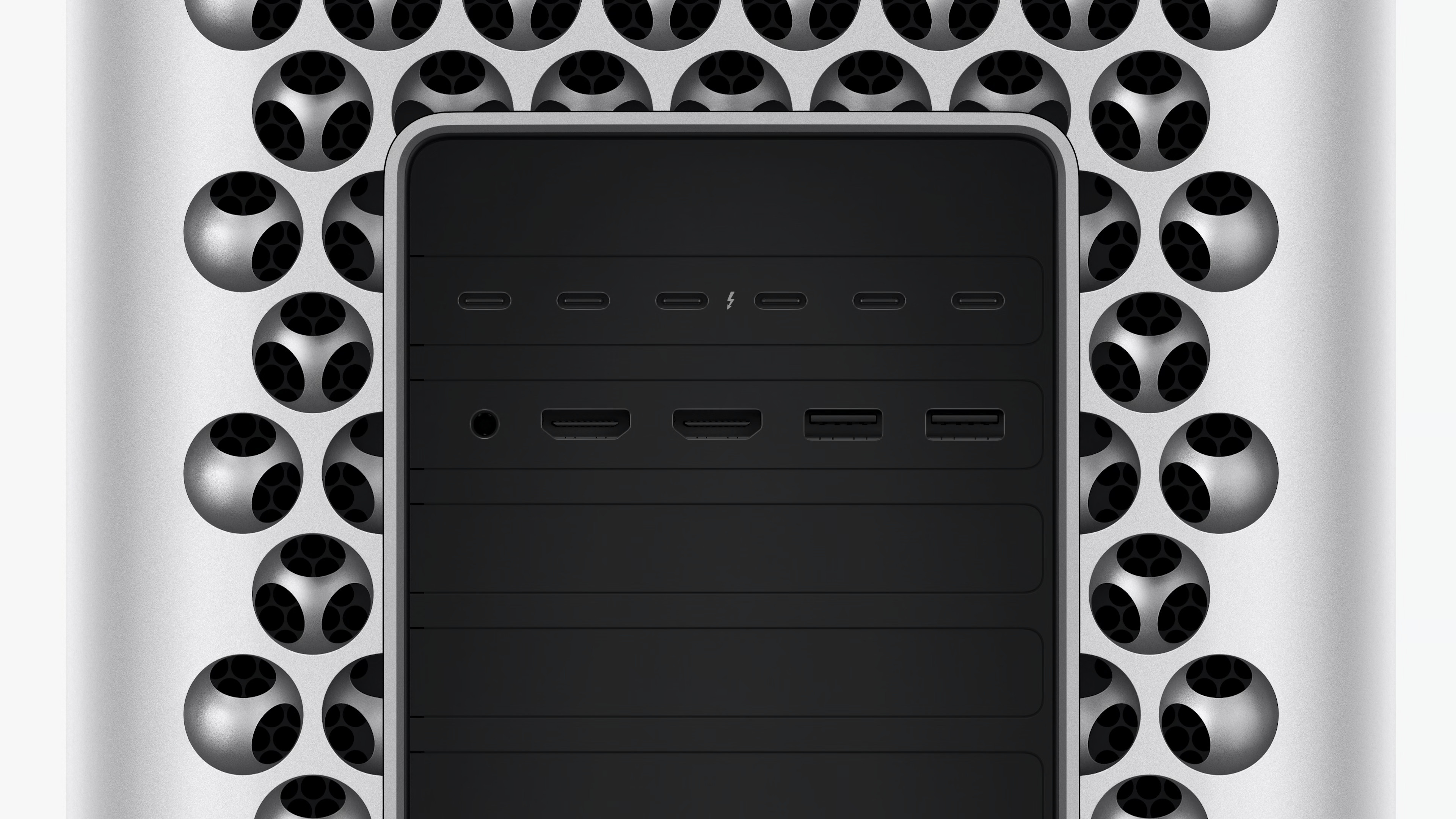 mac pro port closeup