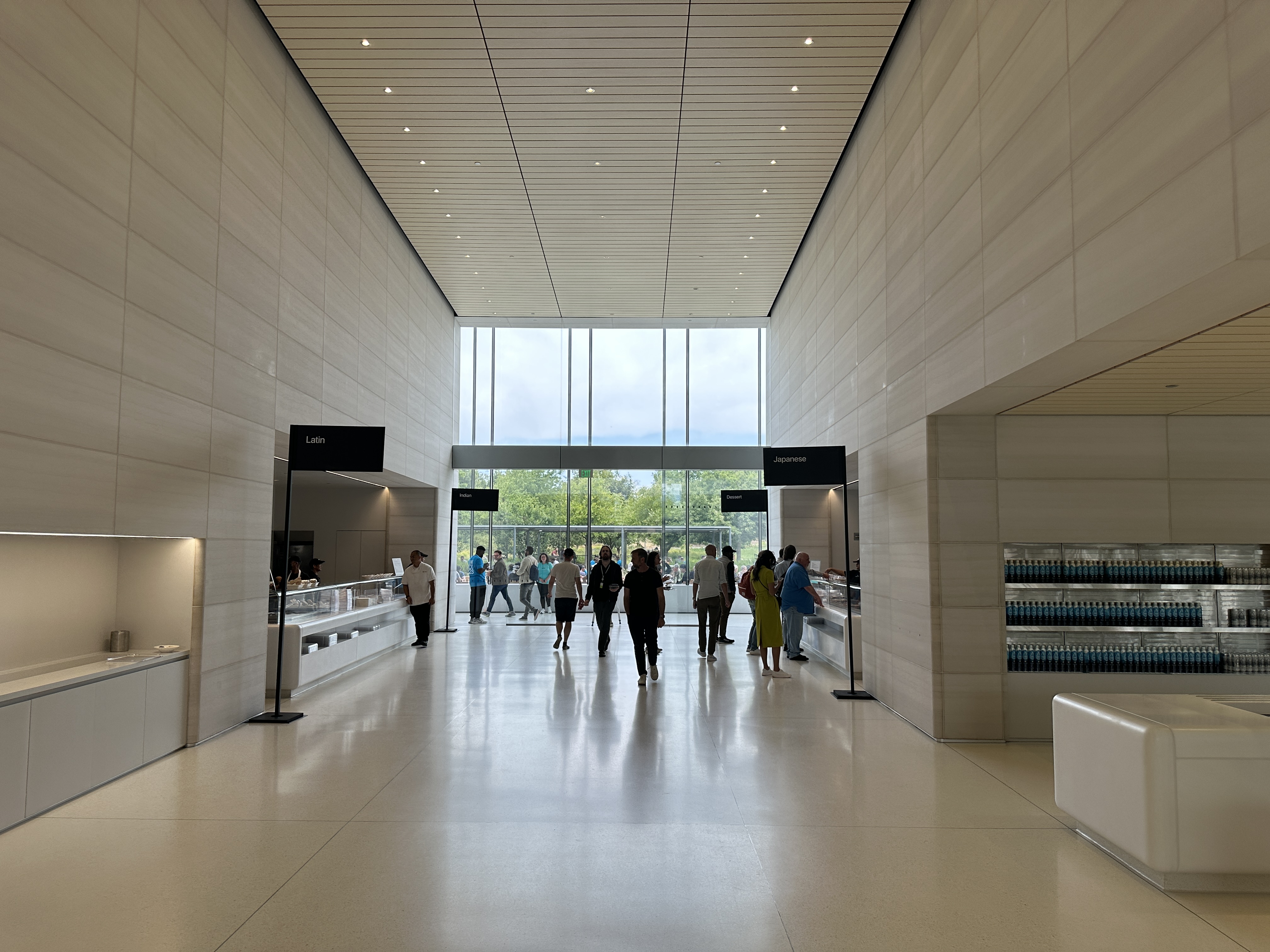 modern cafeteria interior