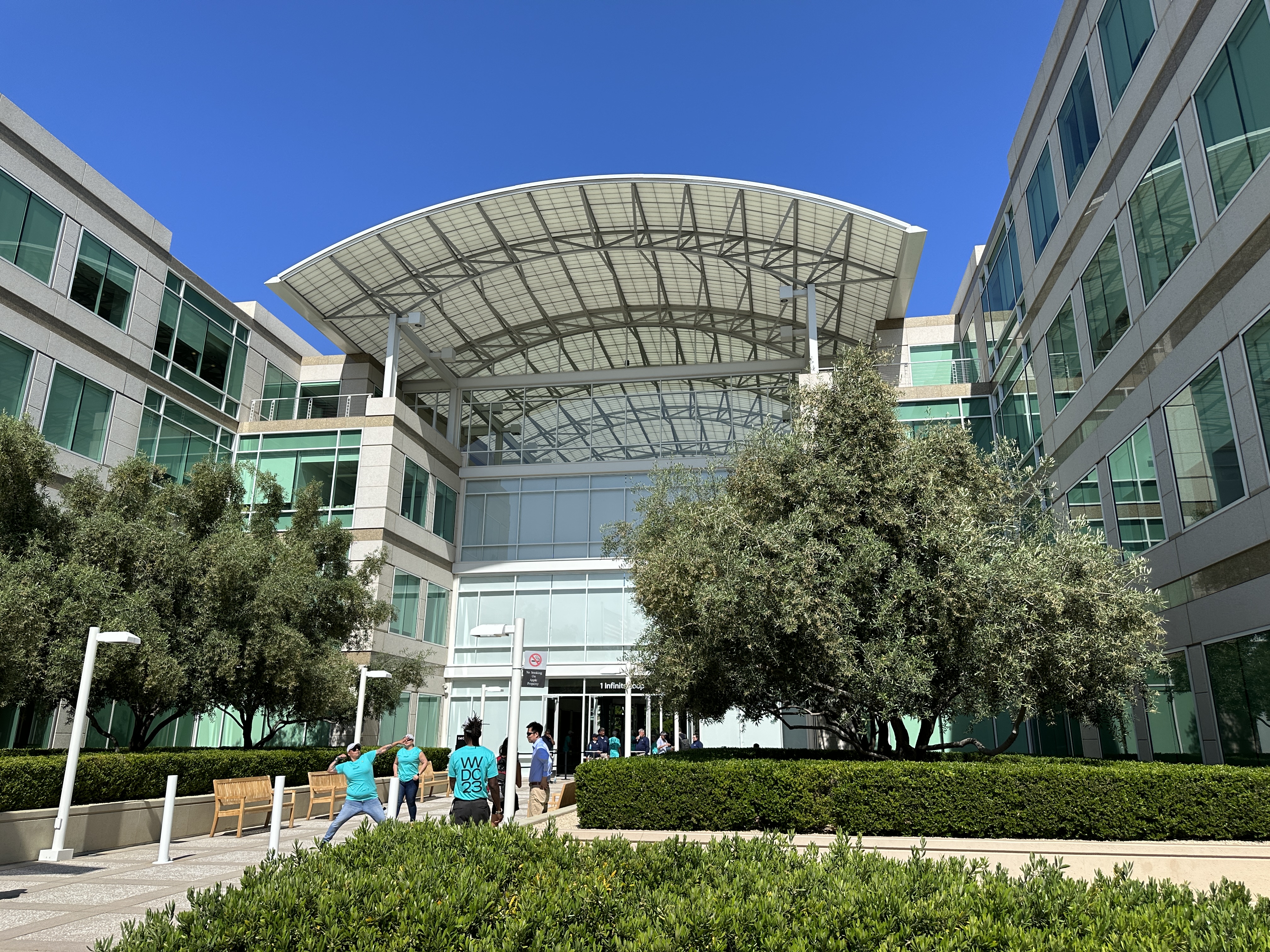 modern office building entrance