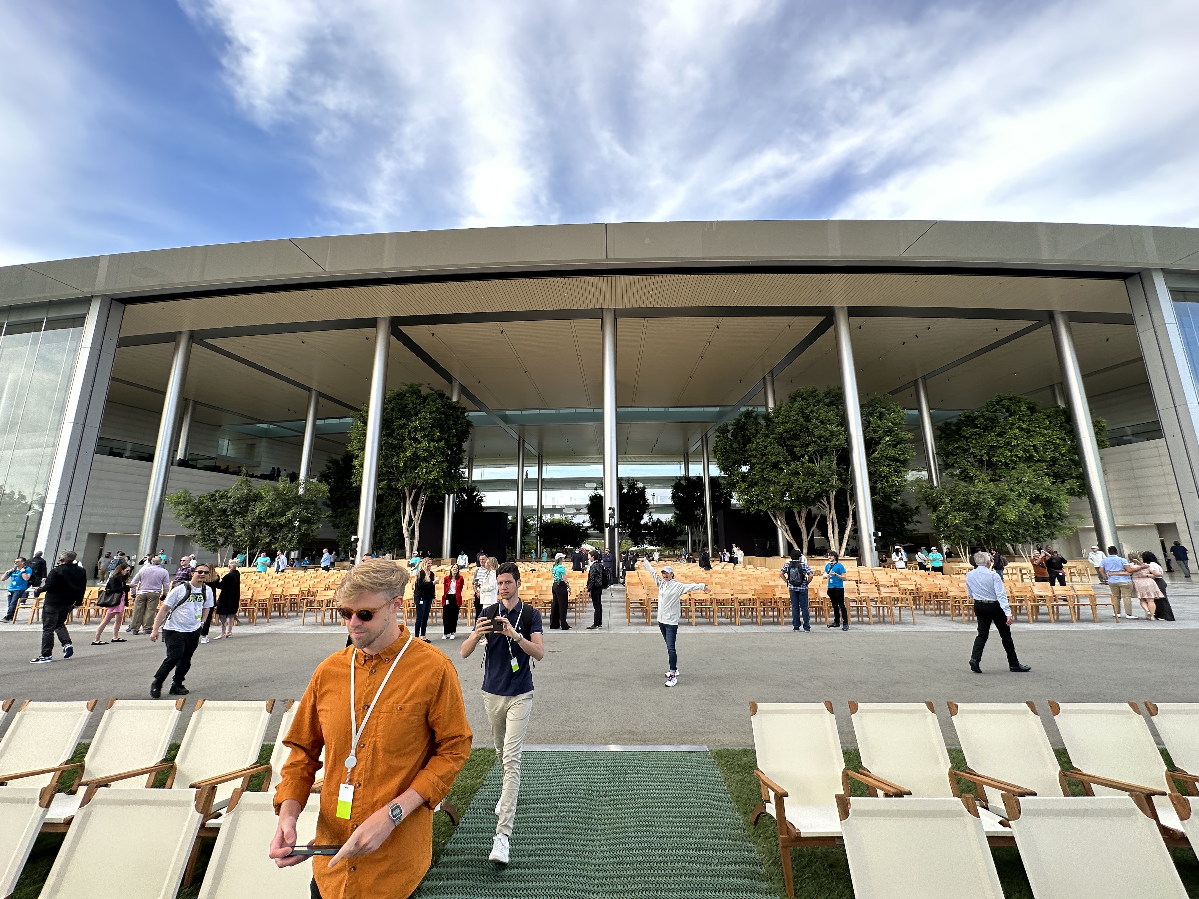 outdoor event seating area