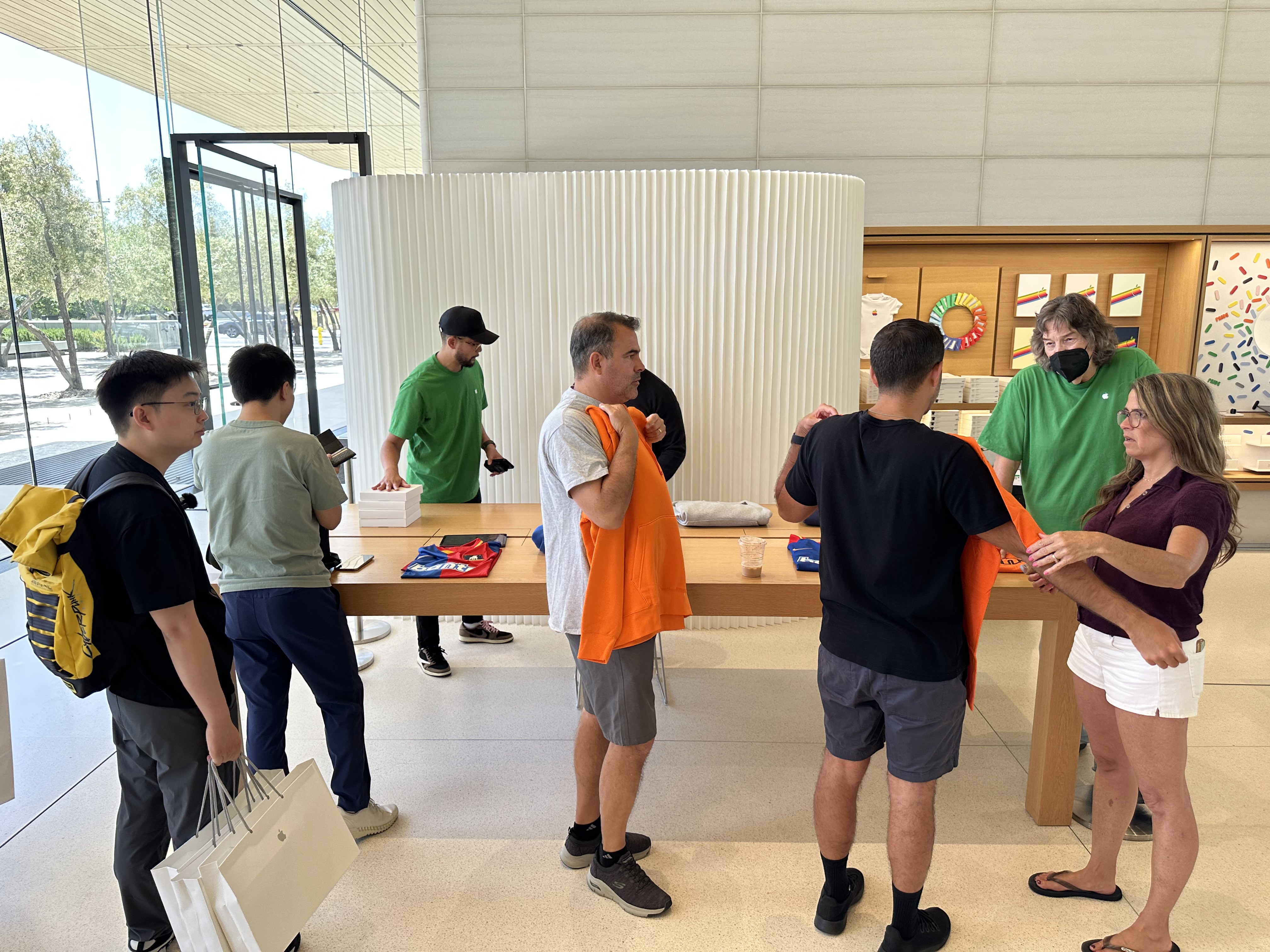 people shopping in store