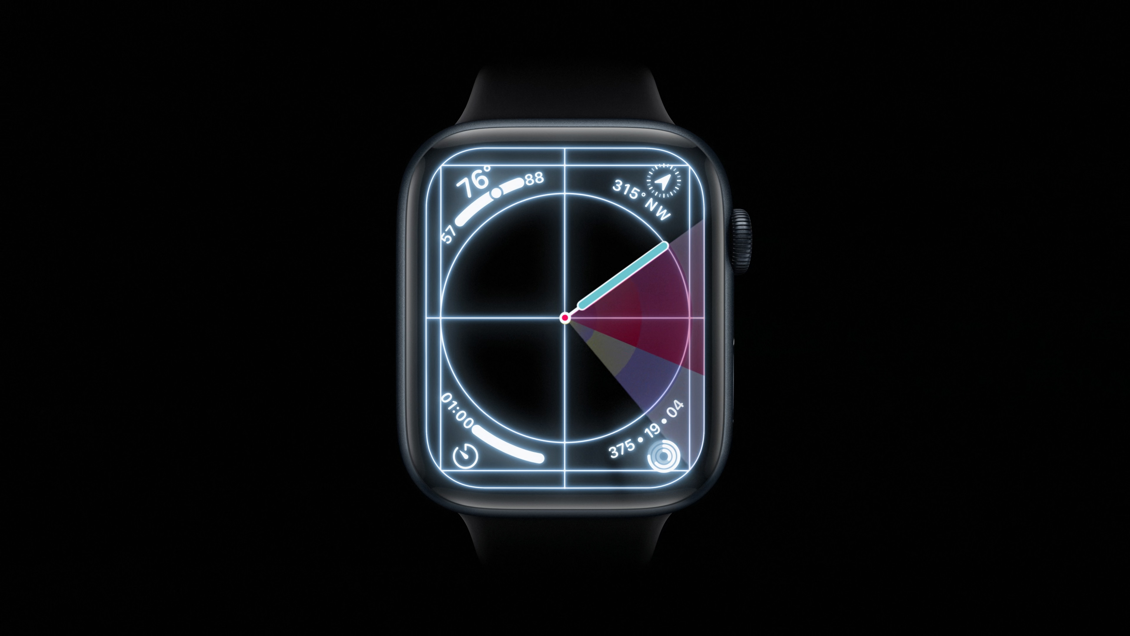 smartwatch compass display