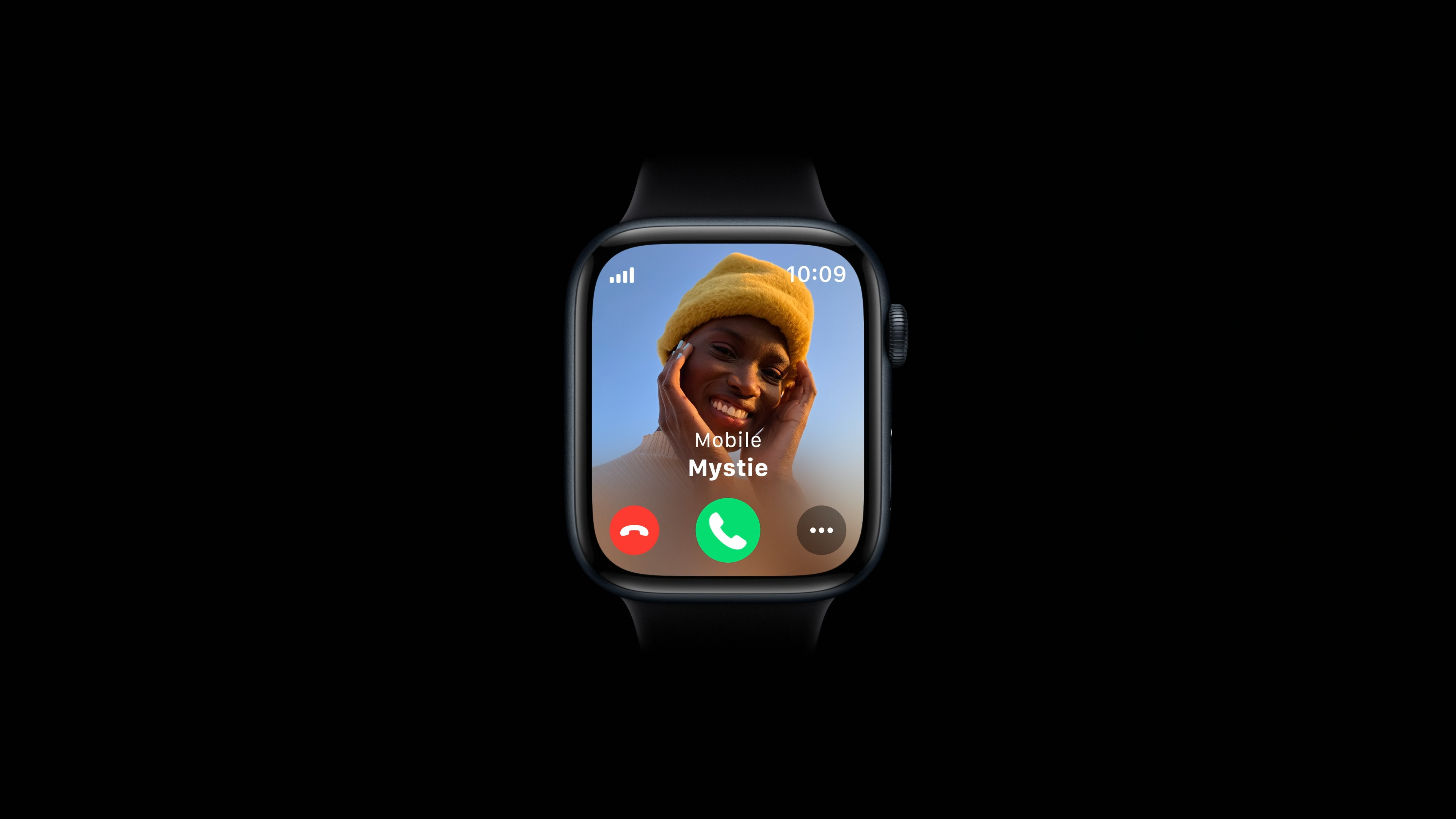 smartwatch incoming call