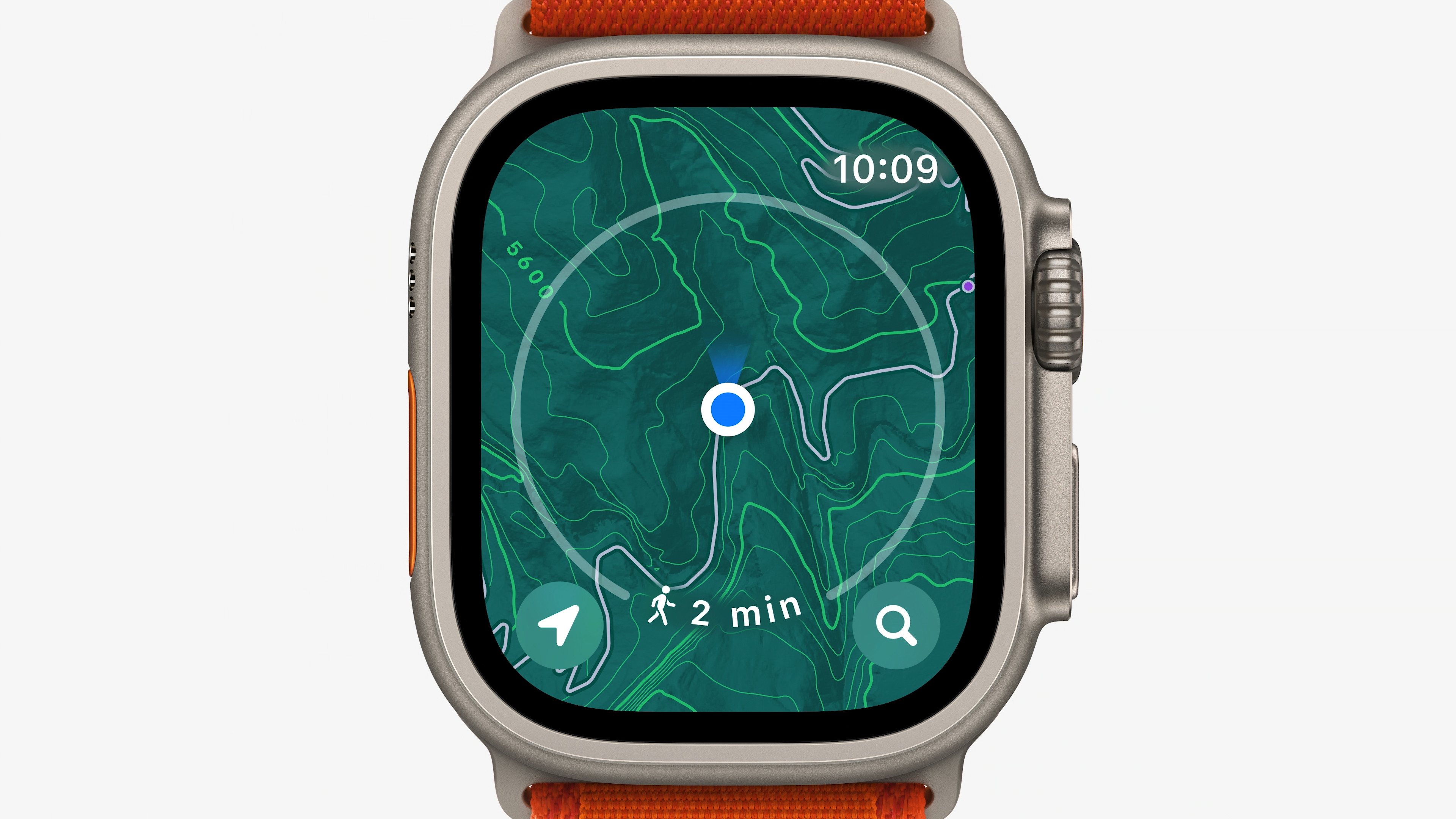 smartwatch map navigation detail