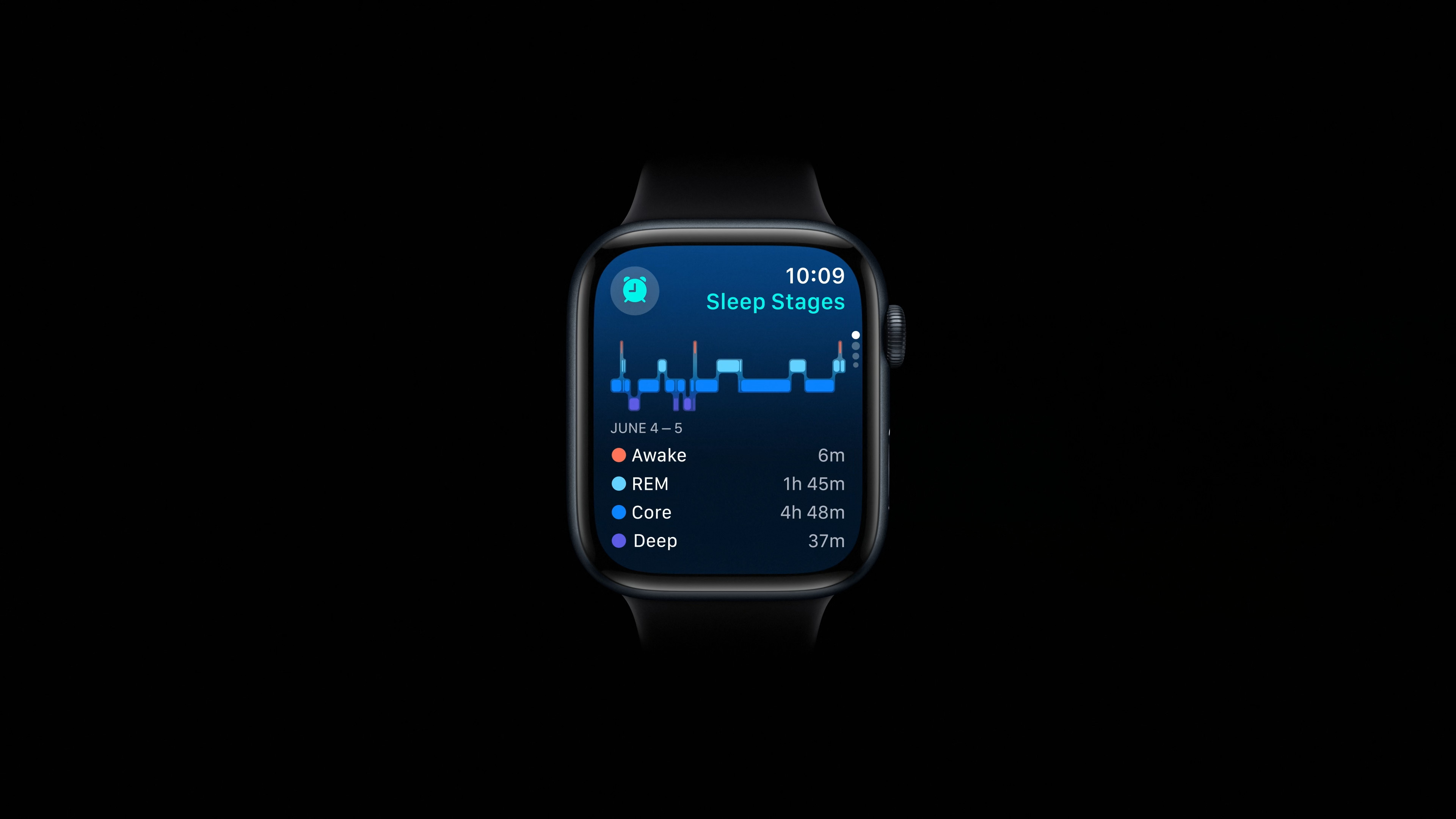 smartwatch sleep stages tracker