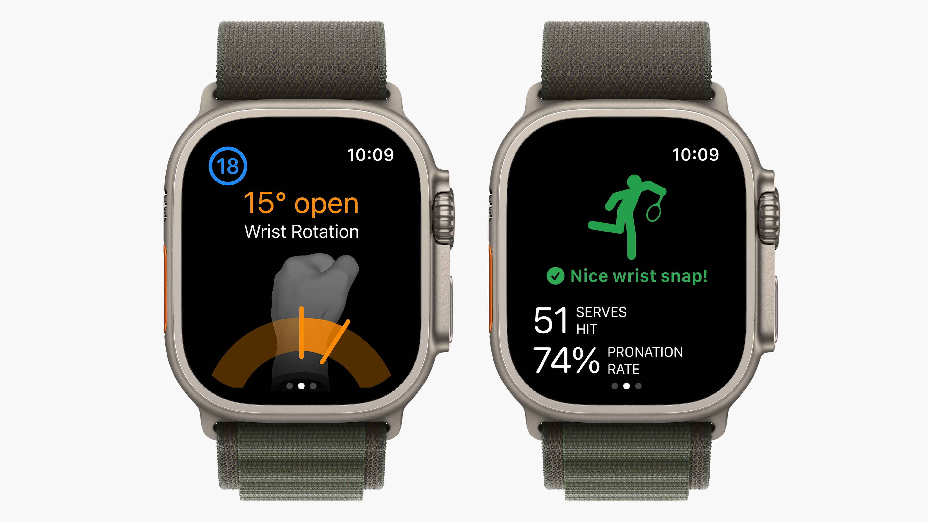 smartwatch tennis stats