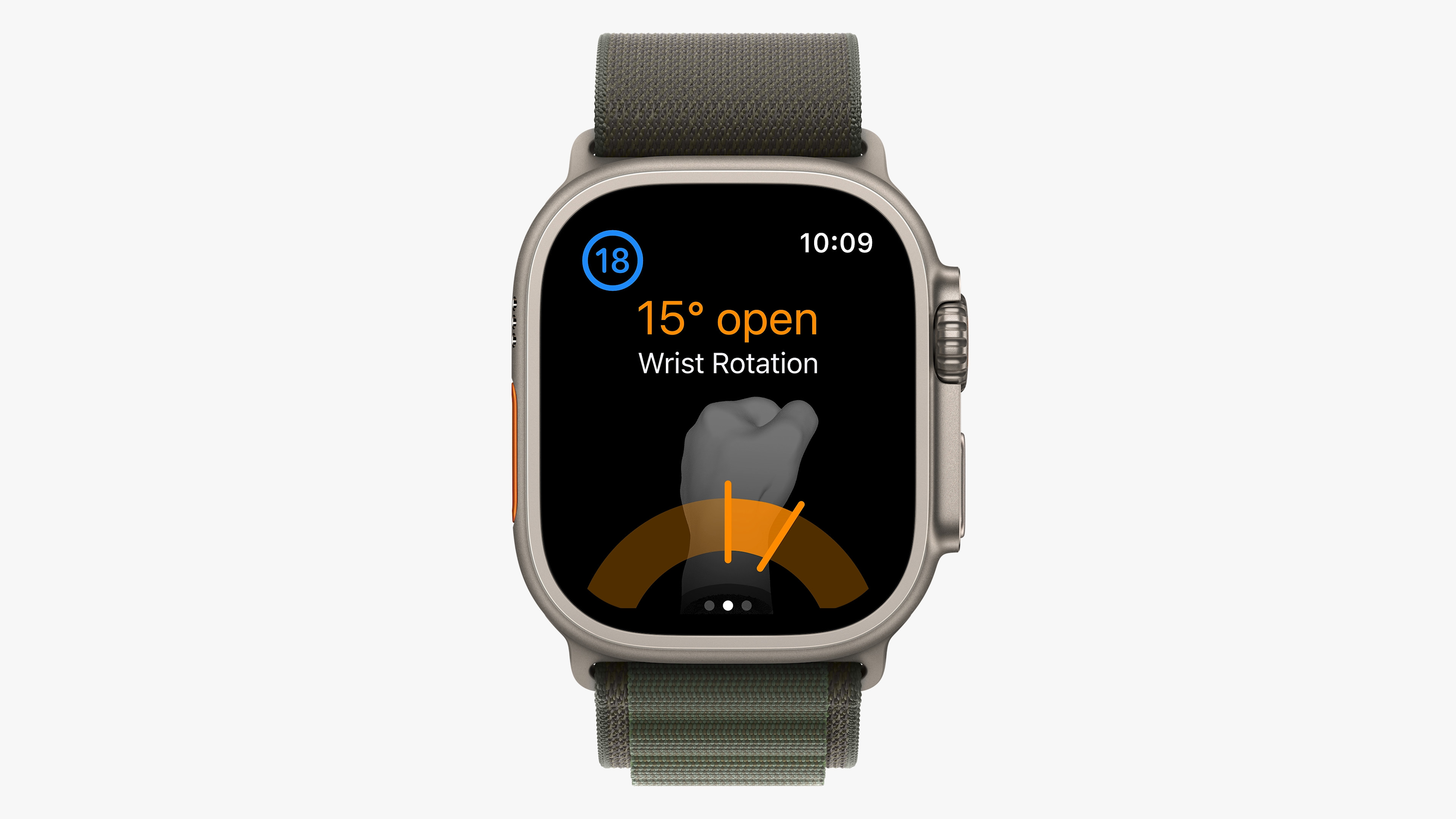 smartwatch wrist rotation
