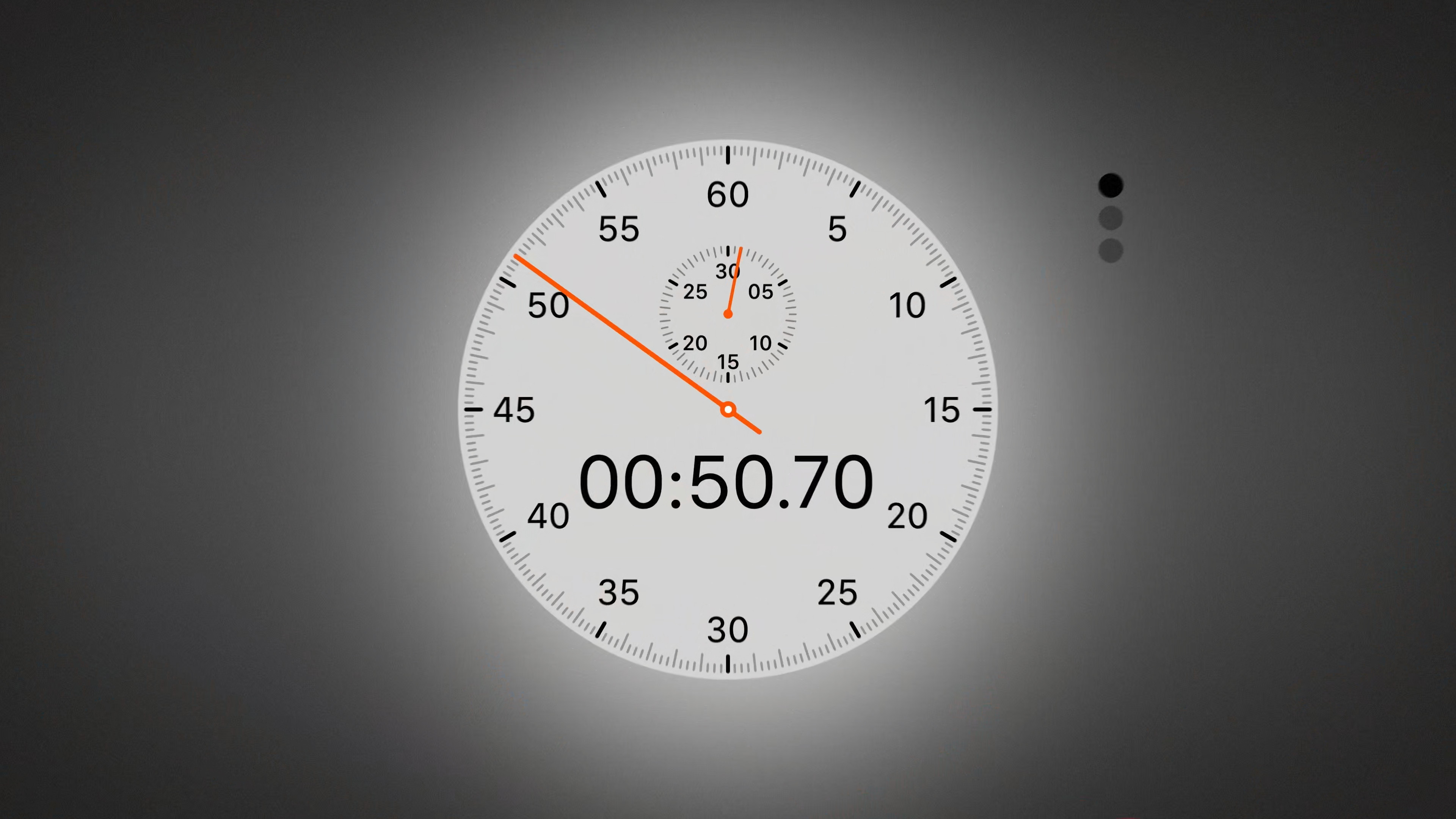 stopwatch timer display